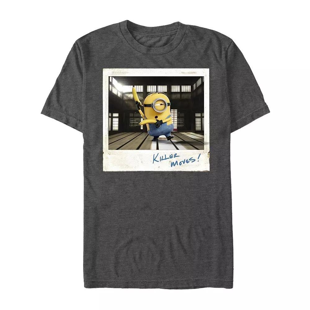 Mens Minions In The Dojo Tee Grey Heather Product Image