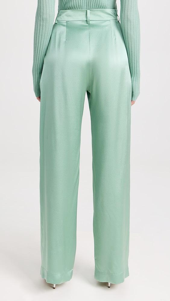 Sablyn Pleated Silk Pants | Shopbop Product Image