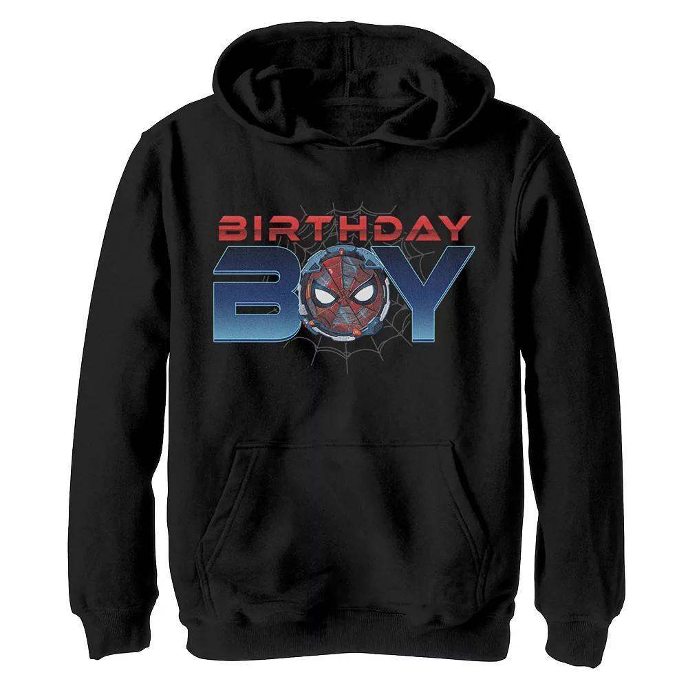 Boys Marvel Comics Spider-Man Birthday Boy Graphic Hoodie, Boy's,  Product Image