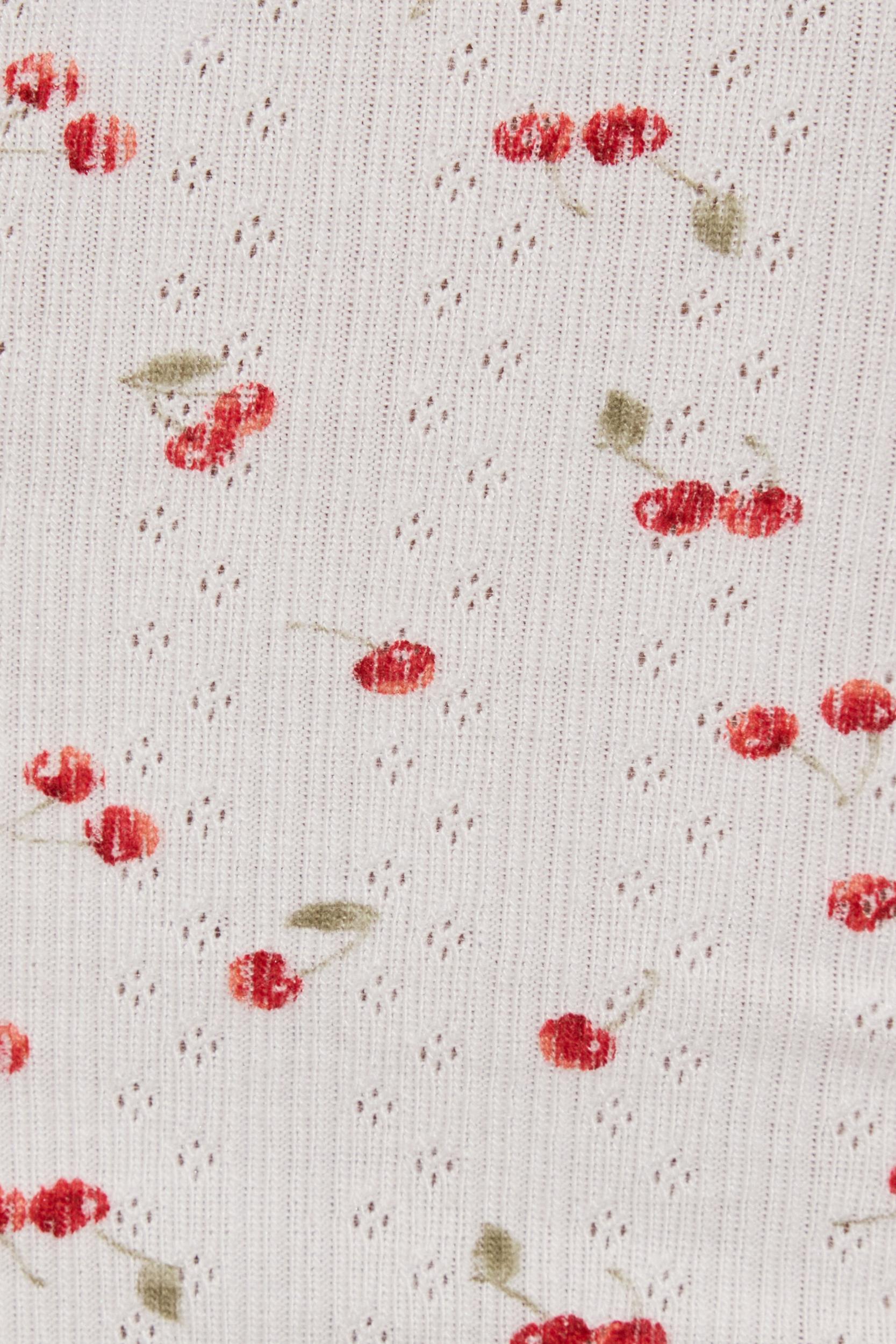 Pointelle Lettuce Edge Cami Top Product Image