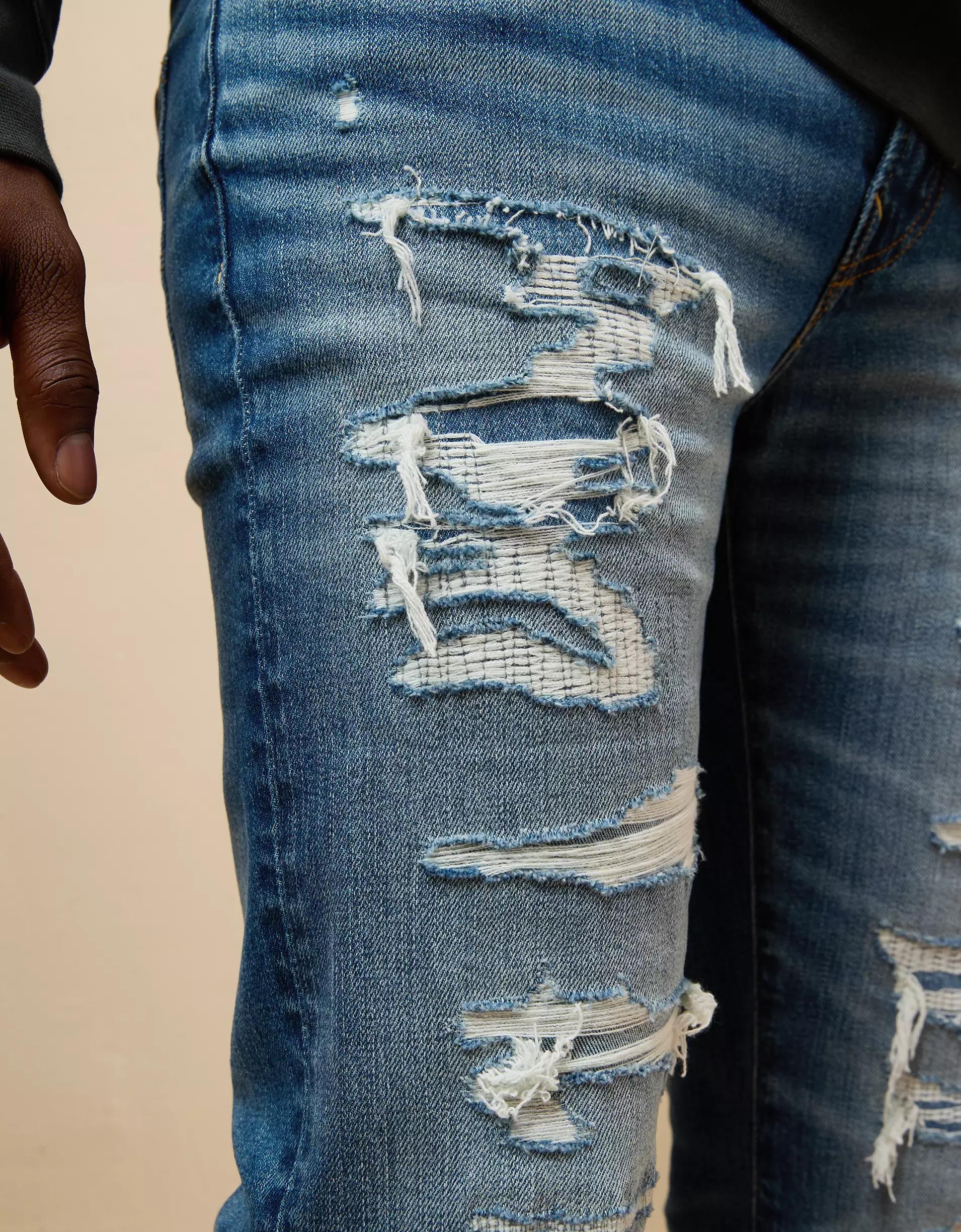 AE AirFlex+ Patched Athletic Skinny Jean Product Image