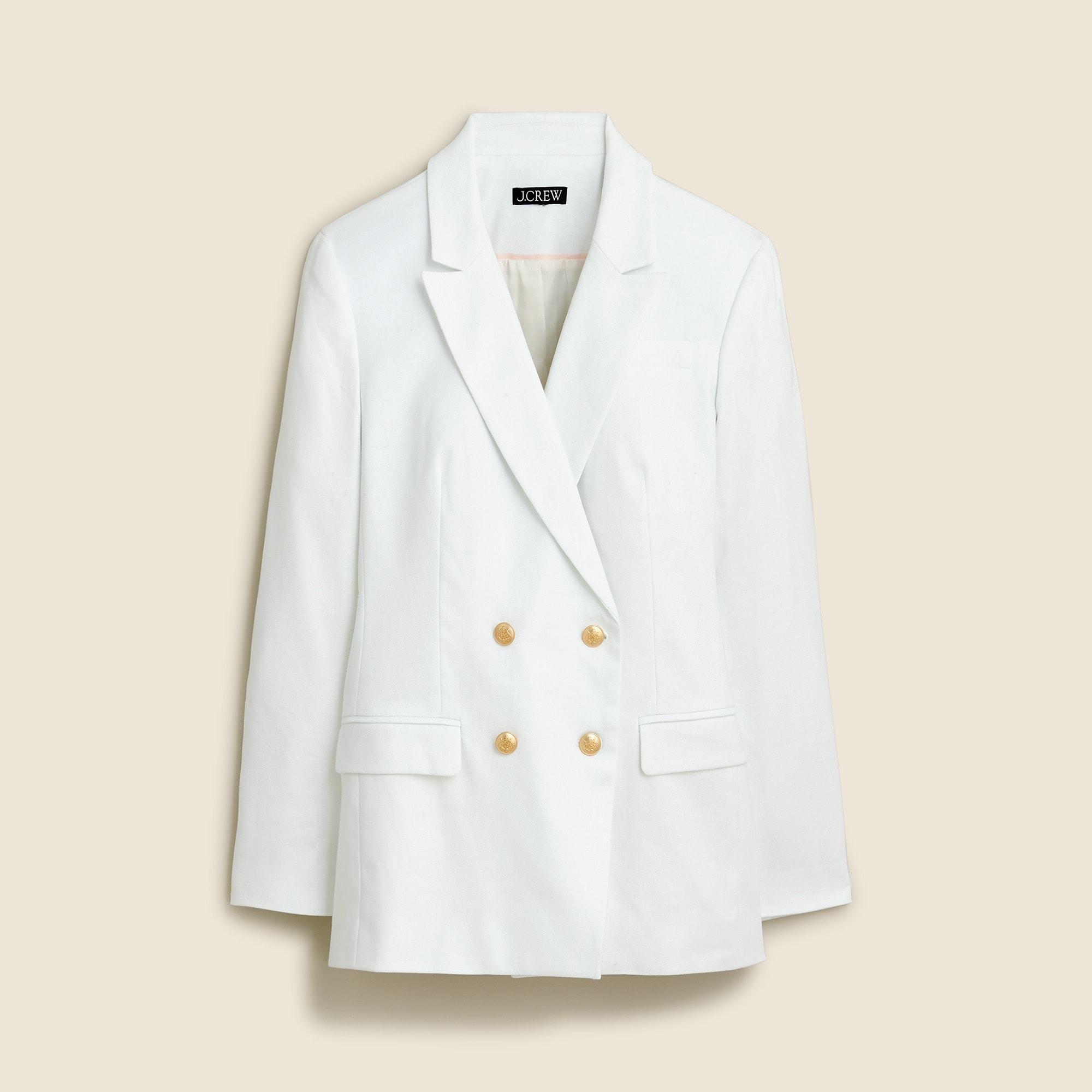 Greta blazer in stretch linen blend Product Image