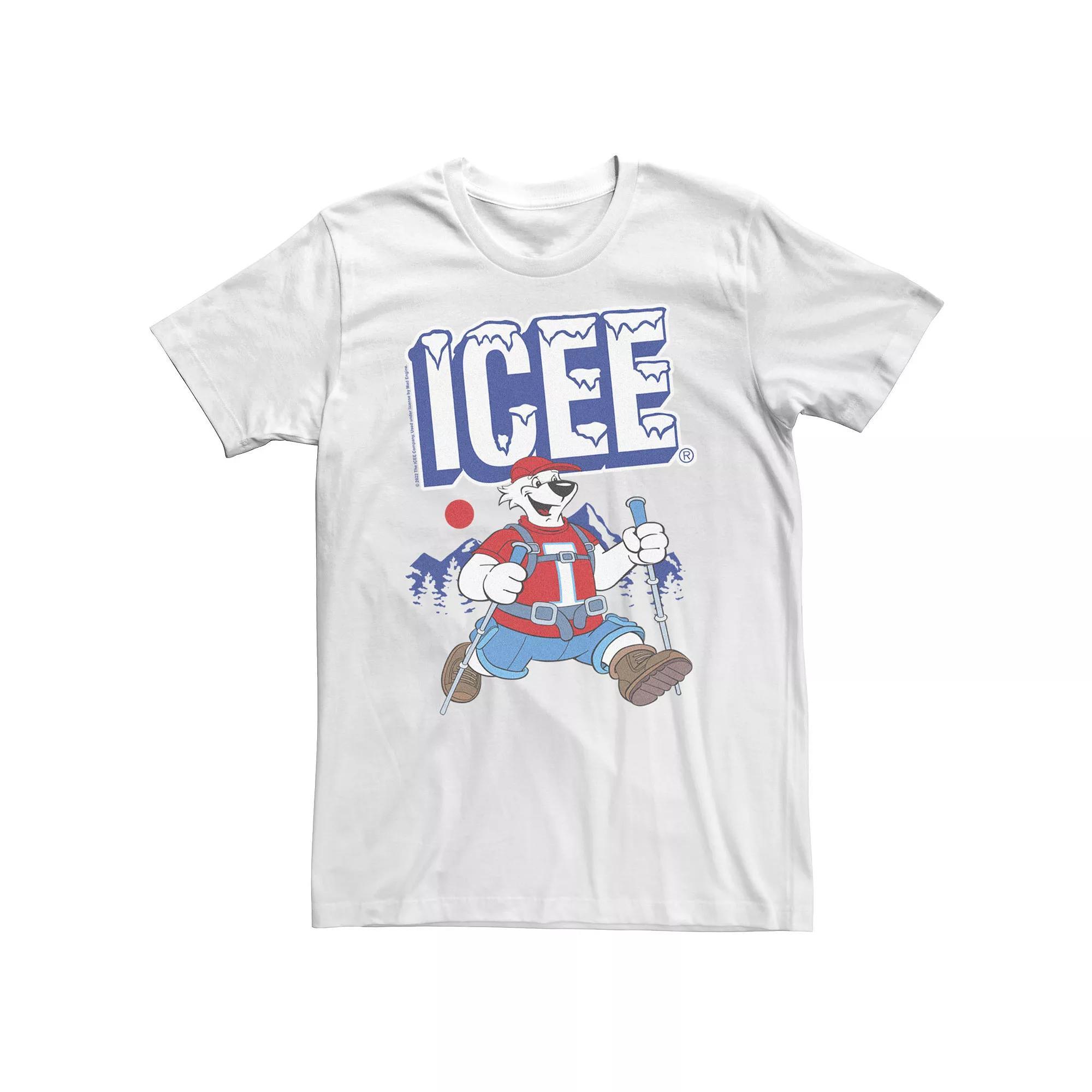 Big & Tall ICEE Hiking Polar Bear Tee, Men's, Size: 4XL, White Product Image