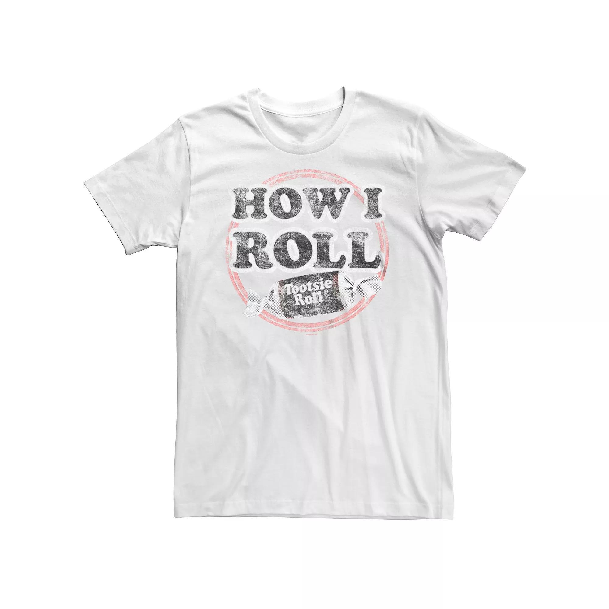 Big & Tall Tootsie Roll How I Roll Badge Tee, Men's,  Product Image