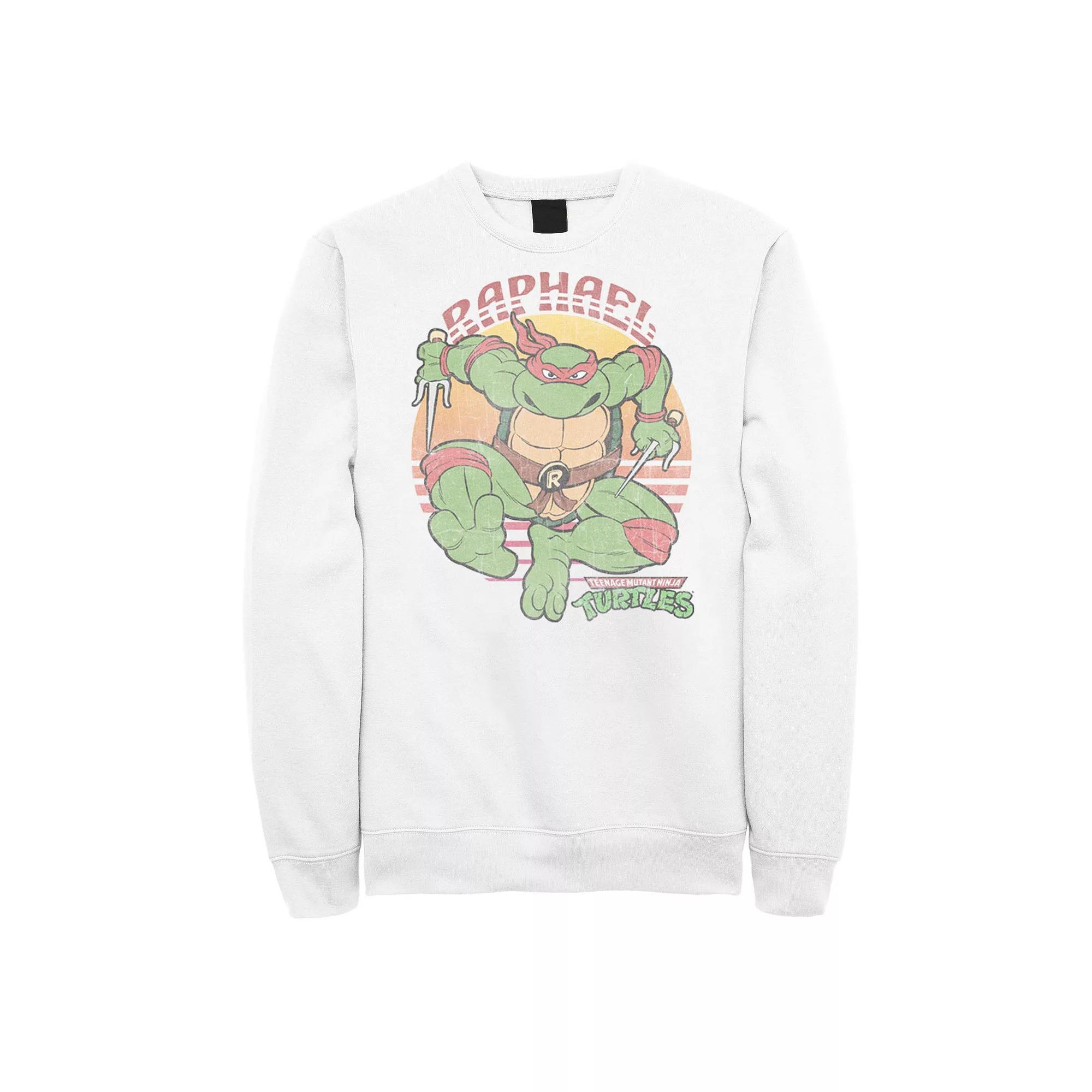 Men's Nickelodeon Teenage Mutant Ninja Turtles Raphael Sun Fleece Sweatshirt,  Product Image