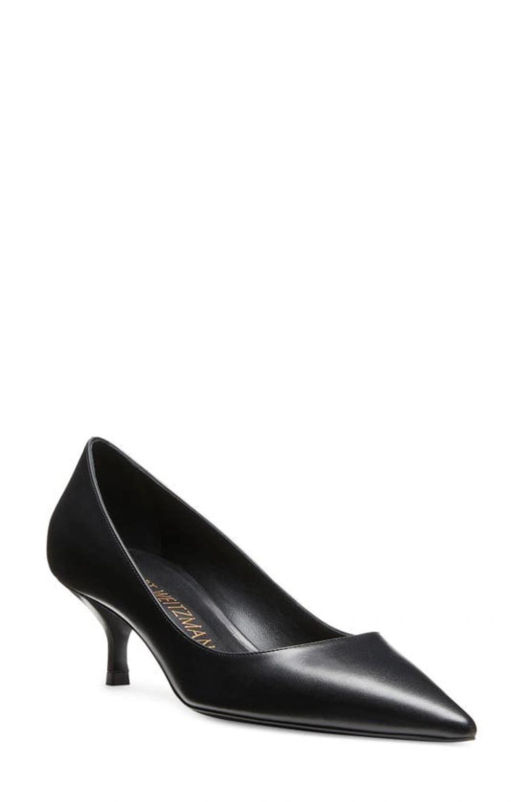 Kitten Pump Shoes In Black Product Image