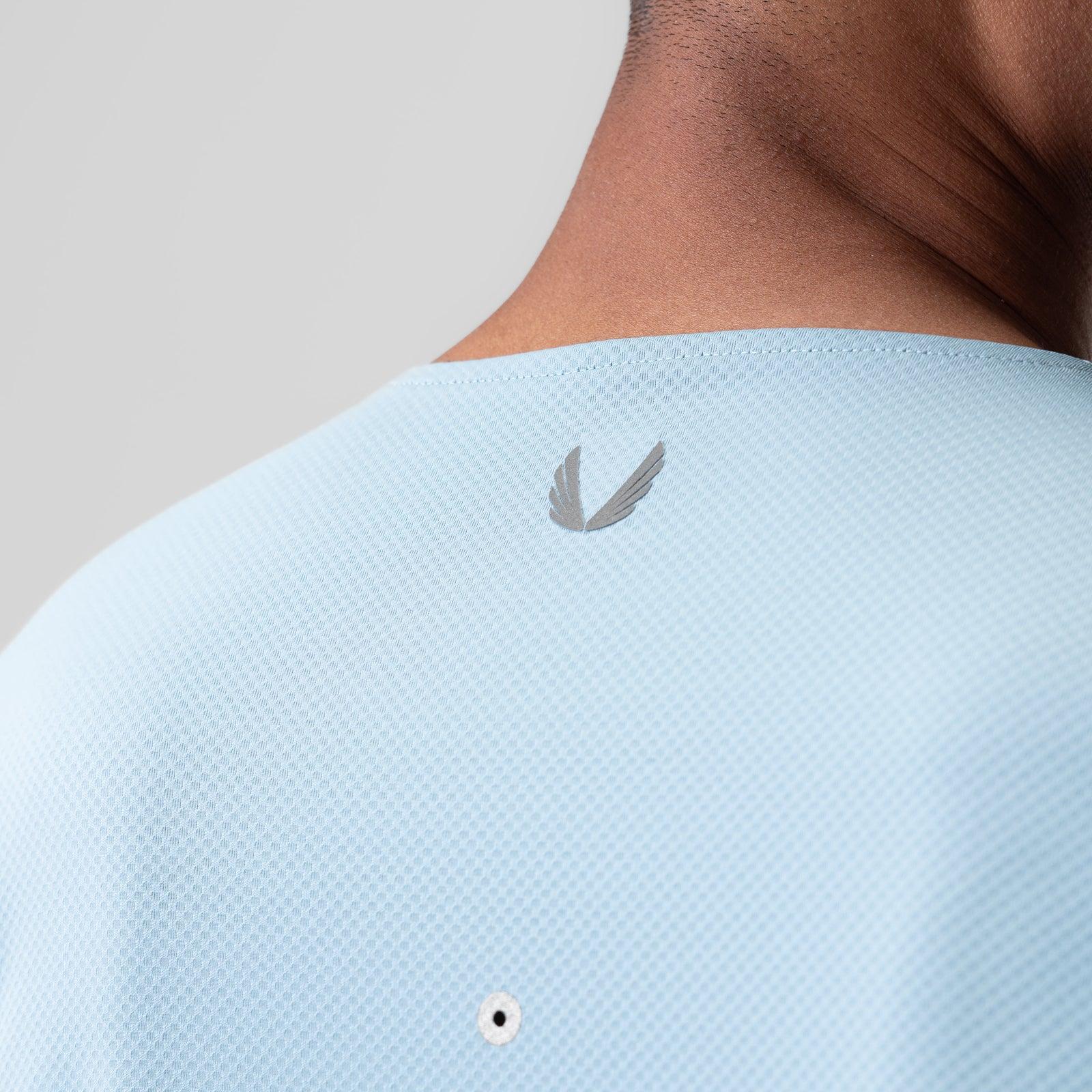 0907. AeroSilver® Training Long Sleeve - Slate Grey "Space Bracket" Product Image