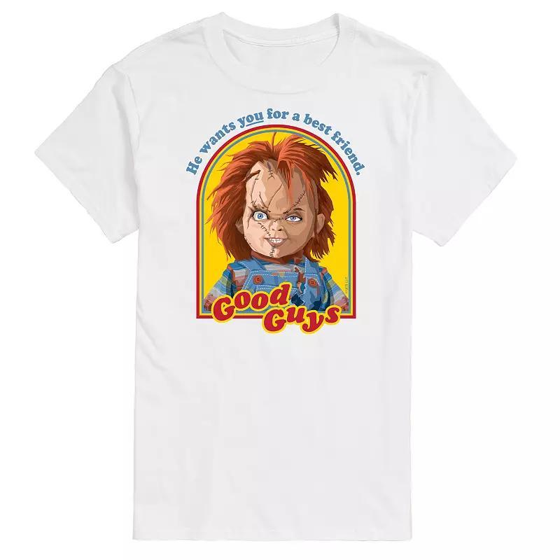 Men's Chucky Retro Good Guys Tee, Size: Medium, White Product Image