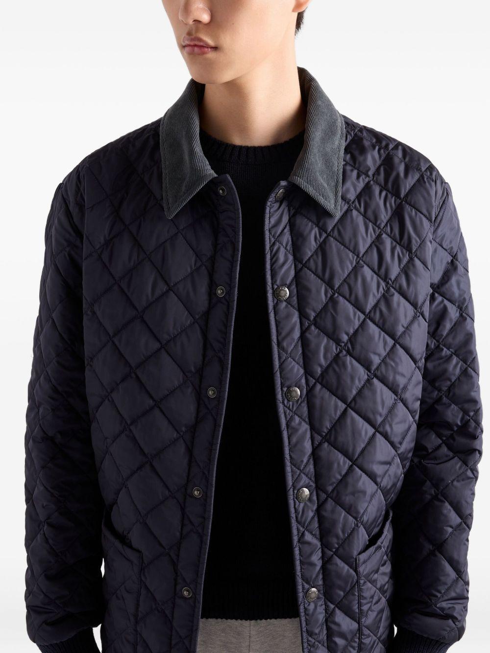 quilted corduroy-collar jacket Product Image
