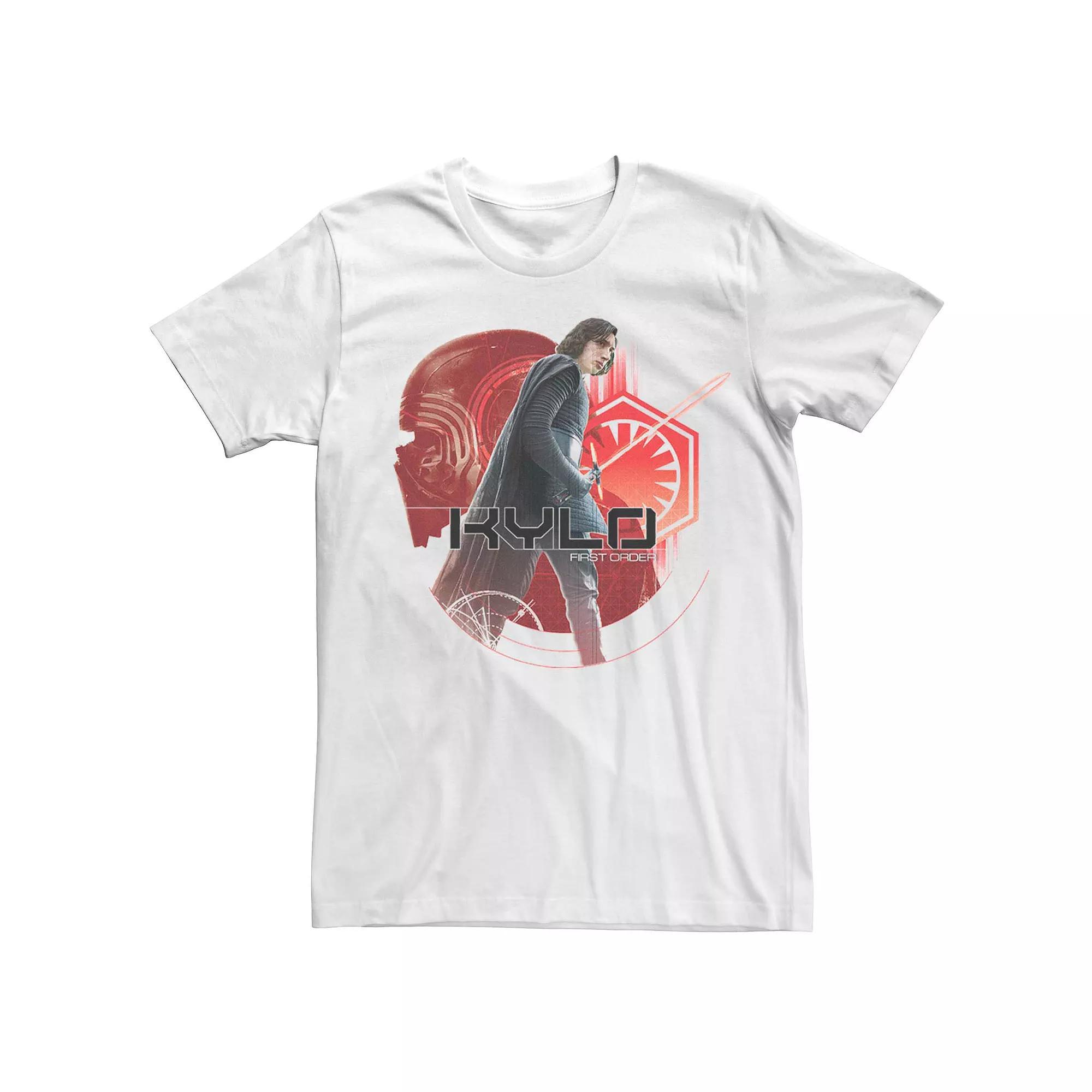 Men's Star Wars Kylo Ren First Order Symbol Poster Tee, Size: XXL, White Product Image