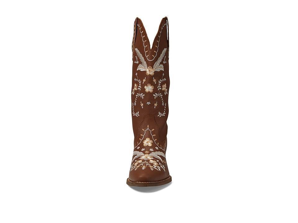 Dingo Full Bloom Floral Embroidered Leather Western Tall Boots Product Image