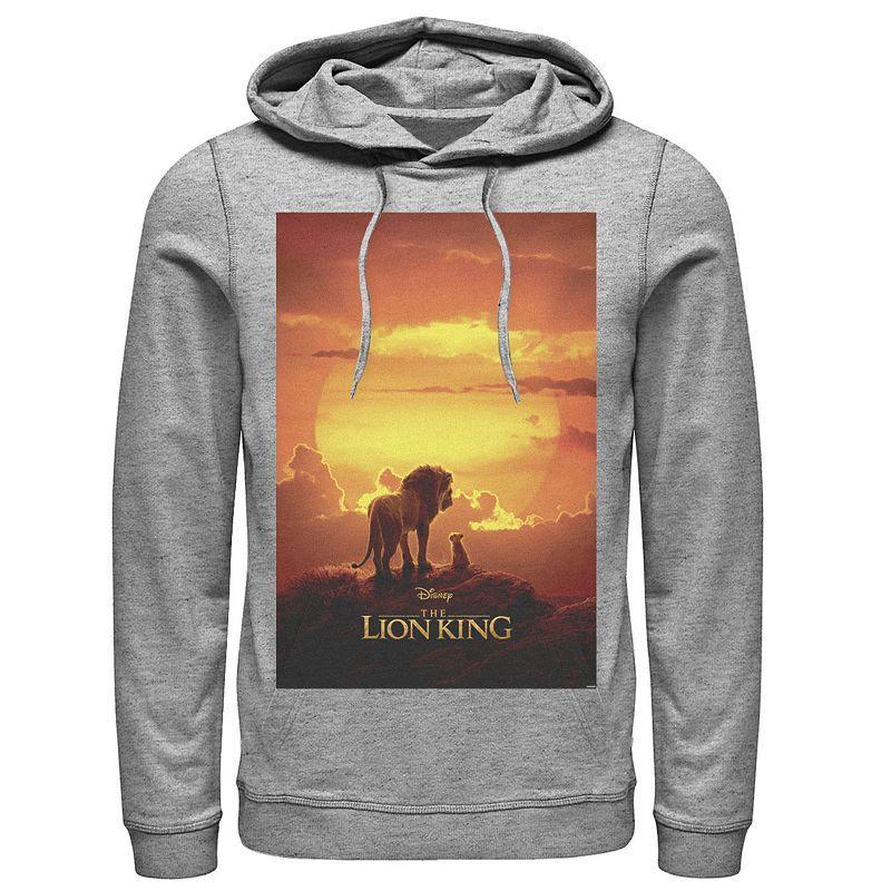 Disneys Lion King Pride Rock Live Action Movie Poster Mens Hoodie Athletic Grey Product Image