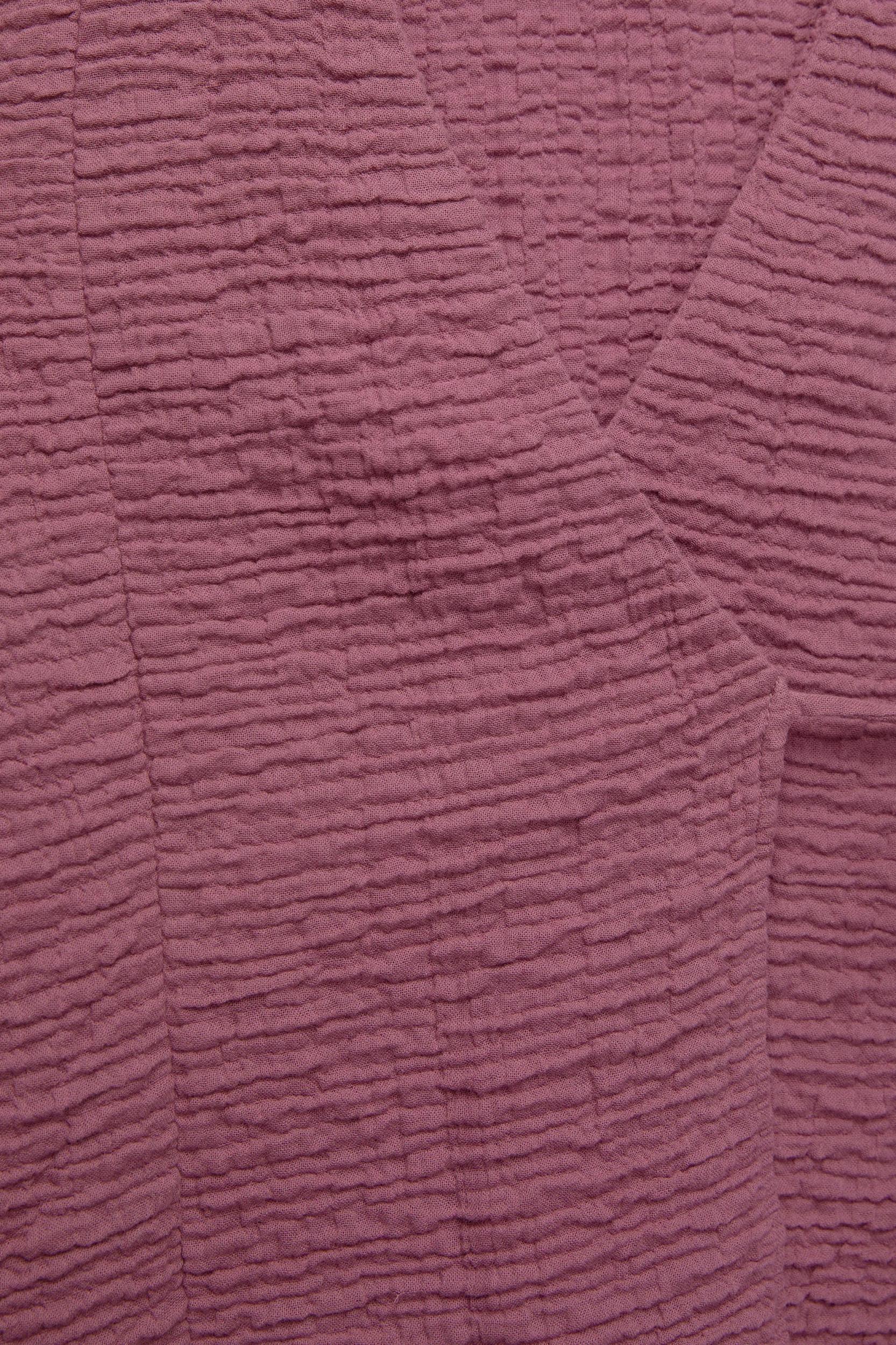 Creased effect double-breasted vest Product Image