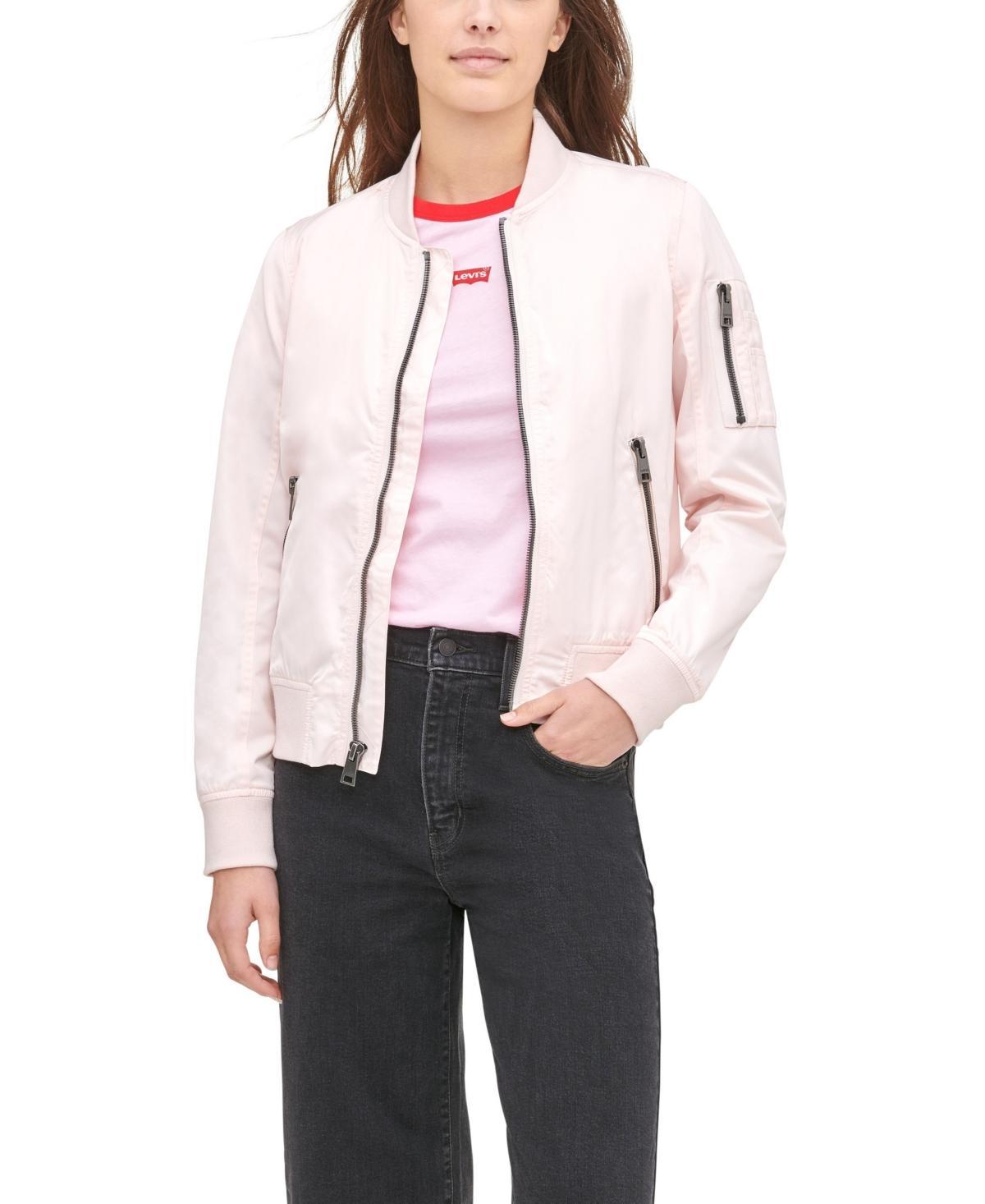 Women's Levi's® Newport Classic Bomber Jacket, Size: Small, Popcorn Product Image