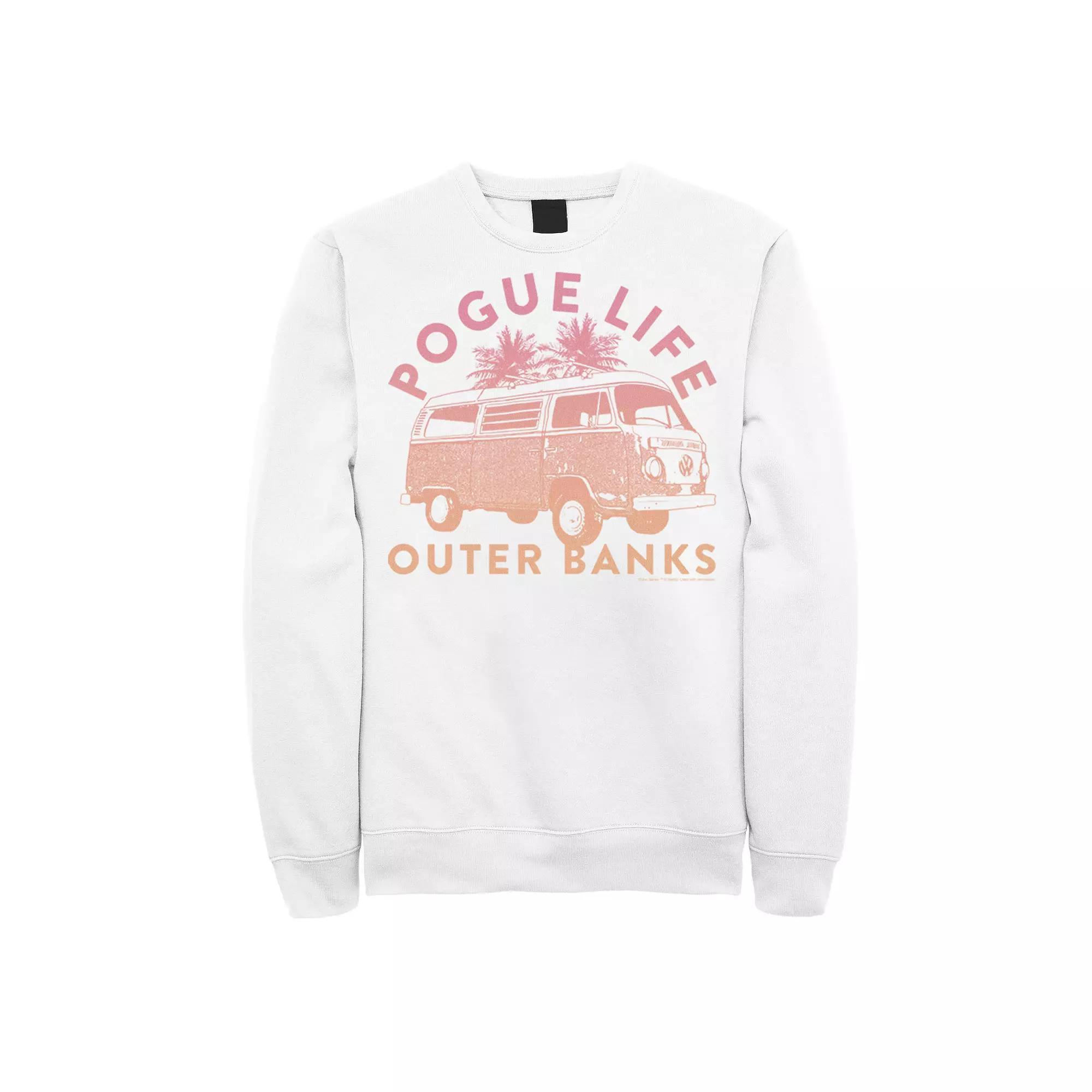Men's Outer Banks Pogue Life Van Gradient Sweatshirt, Boy's, Size: XXL, White Product Image