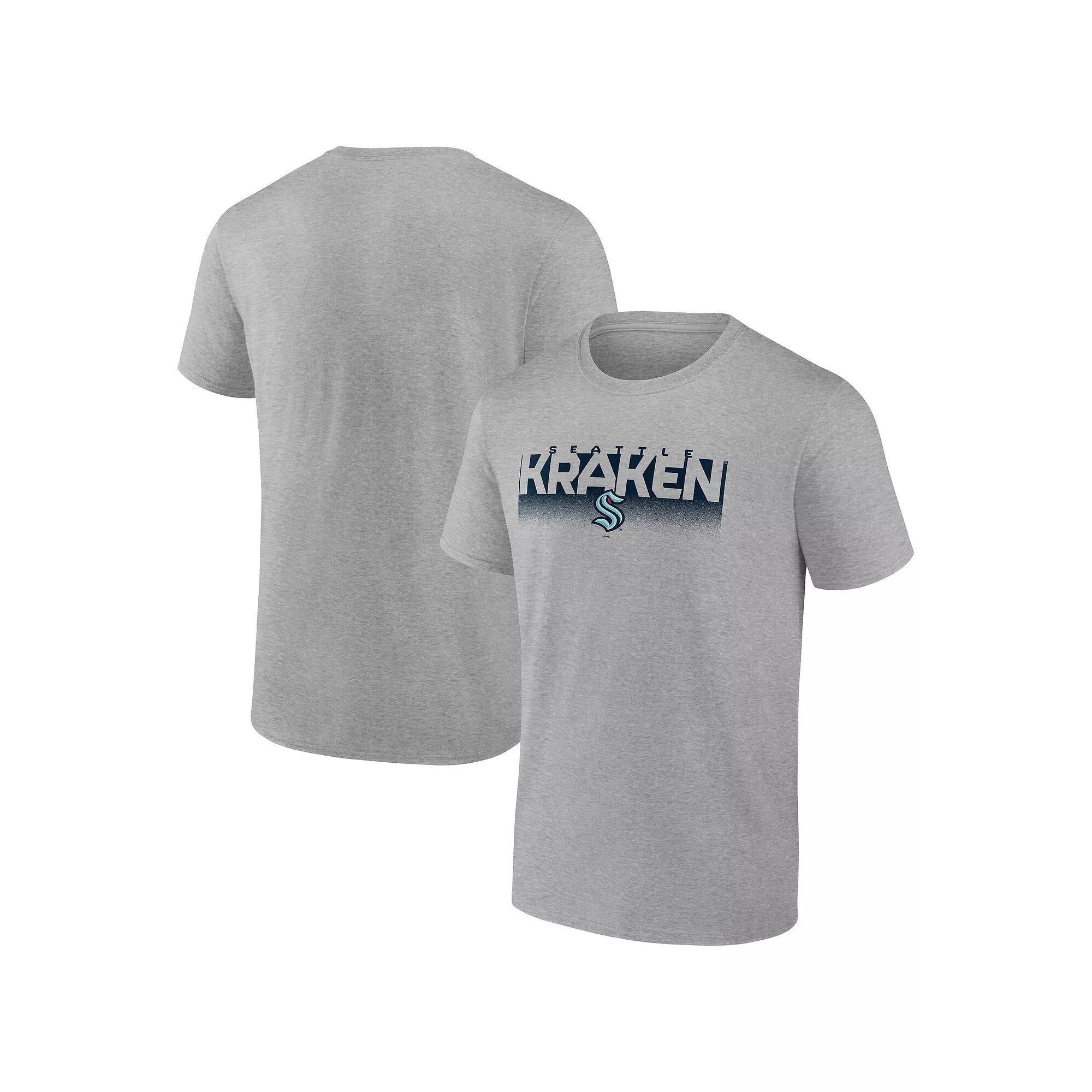Men's Fanatics Gray Seattle Kraken Iconic T-Shirt,  Product Image