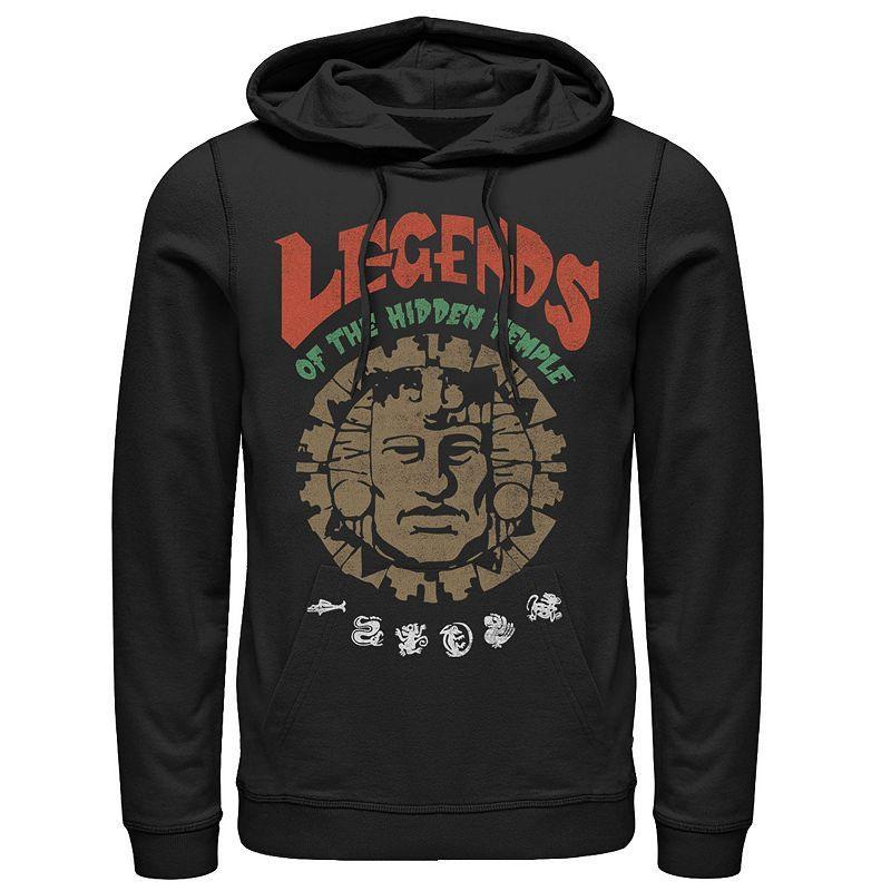 Mens Legends Of The Hidden Temple Vintage Poster Hoodie Grey Heather Product Image