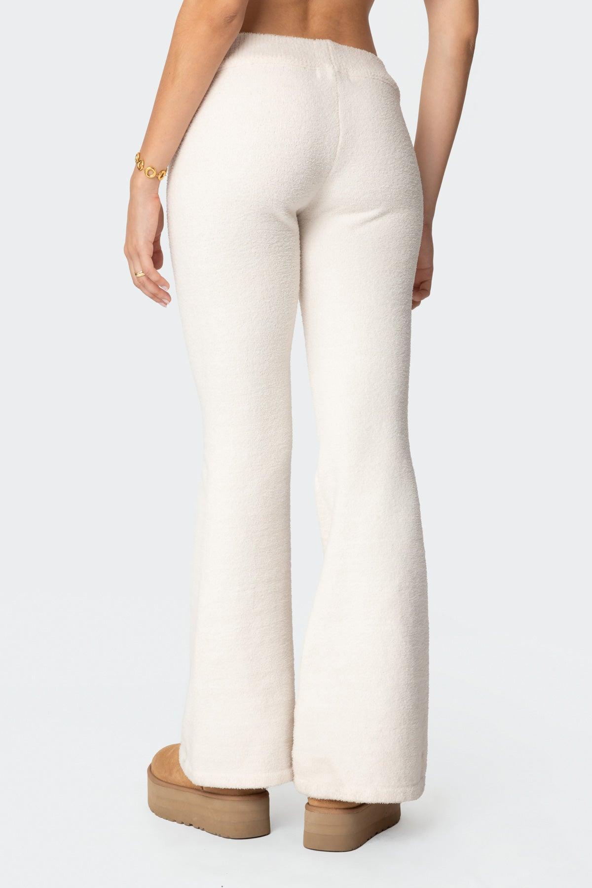 Plush Flared Pants Product Image