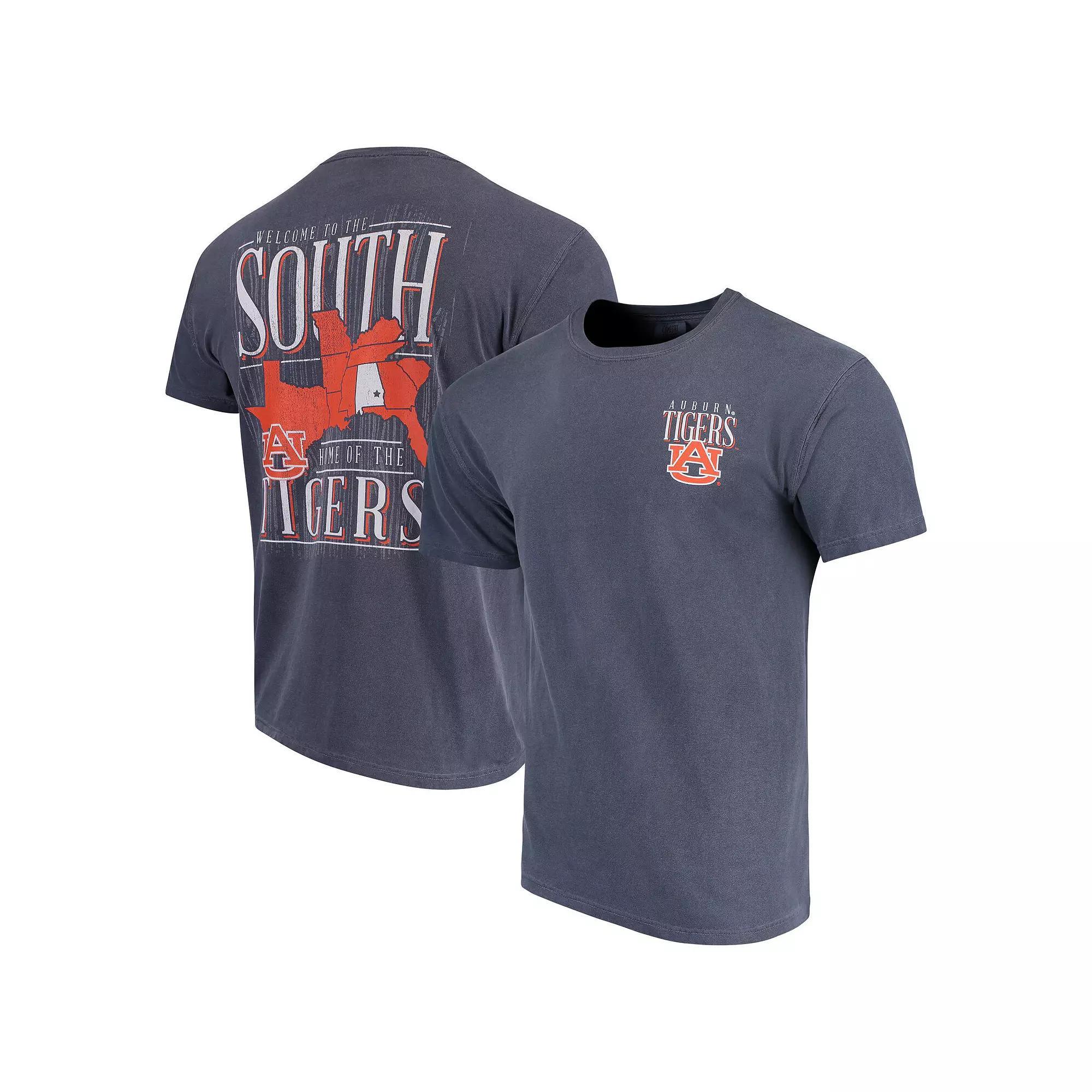 Mens Auburn Tigers Welcome to the South Comfort Colors T-Shirt Blue Product Image