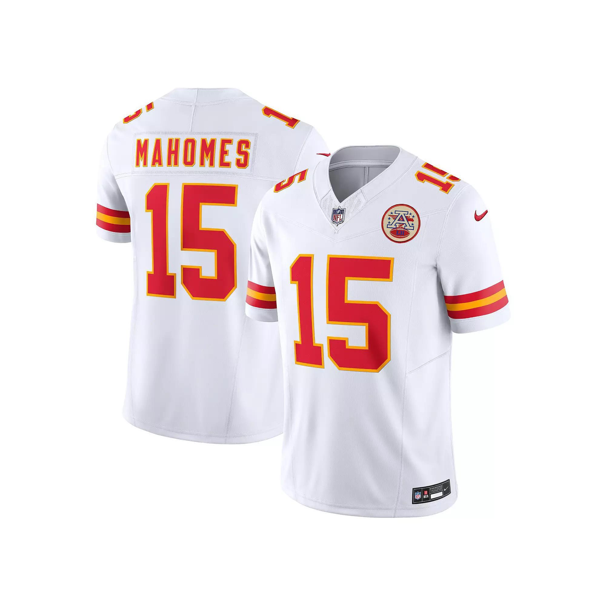 Men's Nike Patrick Mahomes White Kansas City Chiefs Vapor F.U.S.E. Limited Jersey,  Product Image