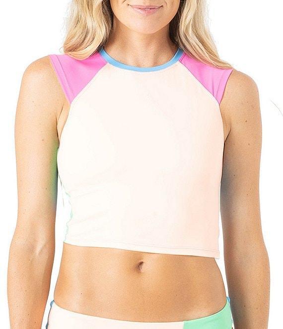 Roxy Surf City Color Block Soft Stretch Low Waist Hipster Swim Bottom Product Image