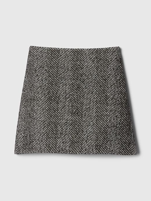 Herringbone Mini Skirt Product Image