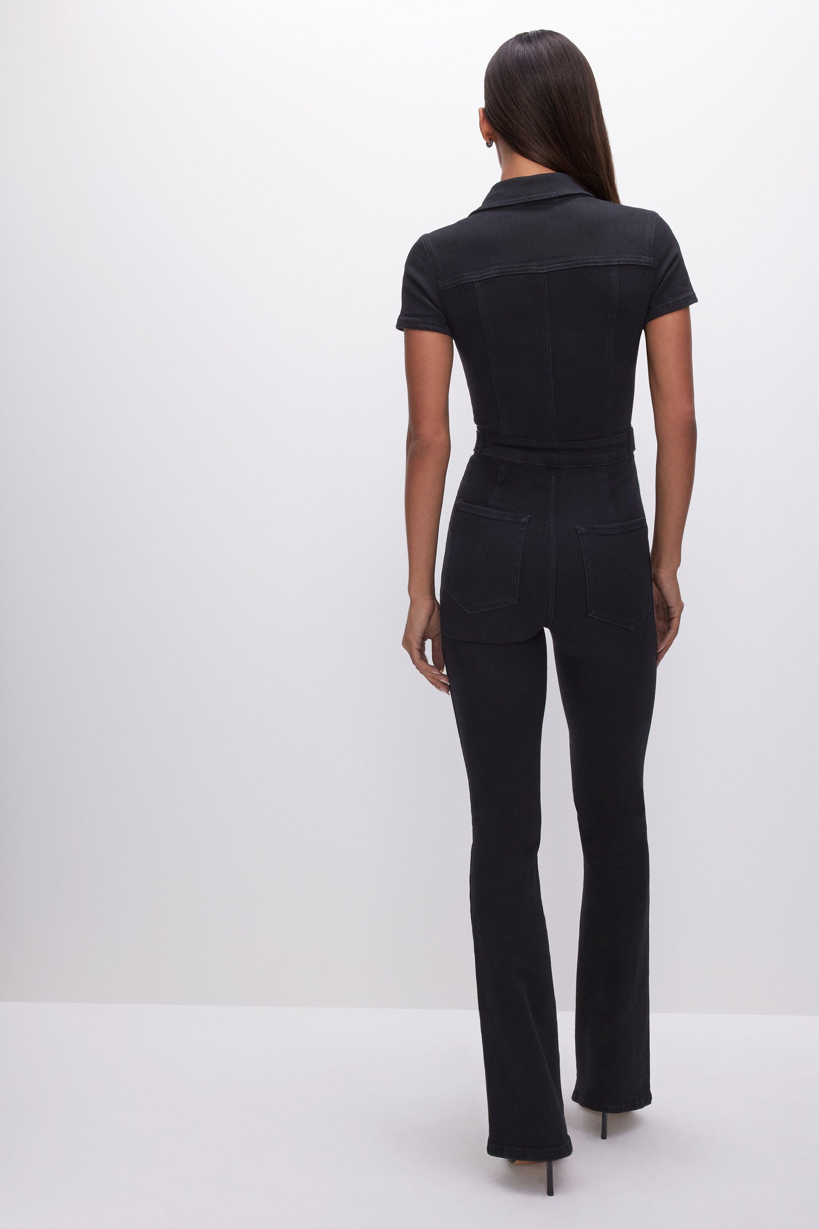 FIT FOR SUCCESS BOOTCUT JUMPSUIT | BLACK001 Product Image