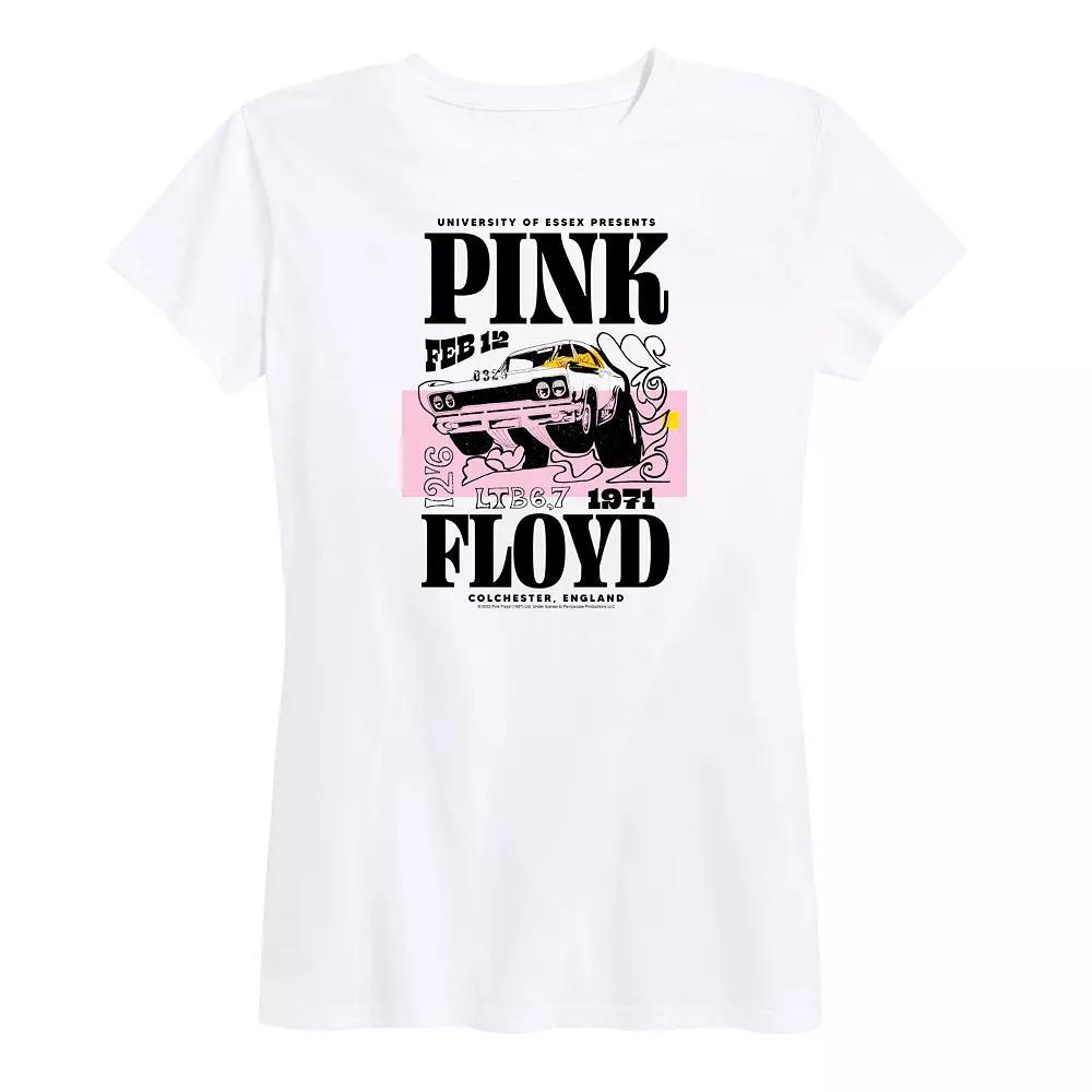 Women's Pink Floyd University Of Essex Graphic Tee, Girl's, Size: XXL, White Product Image