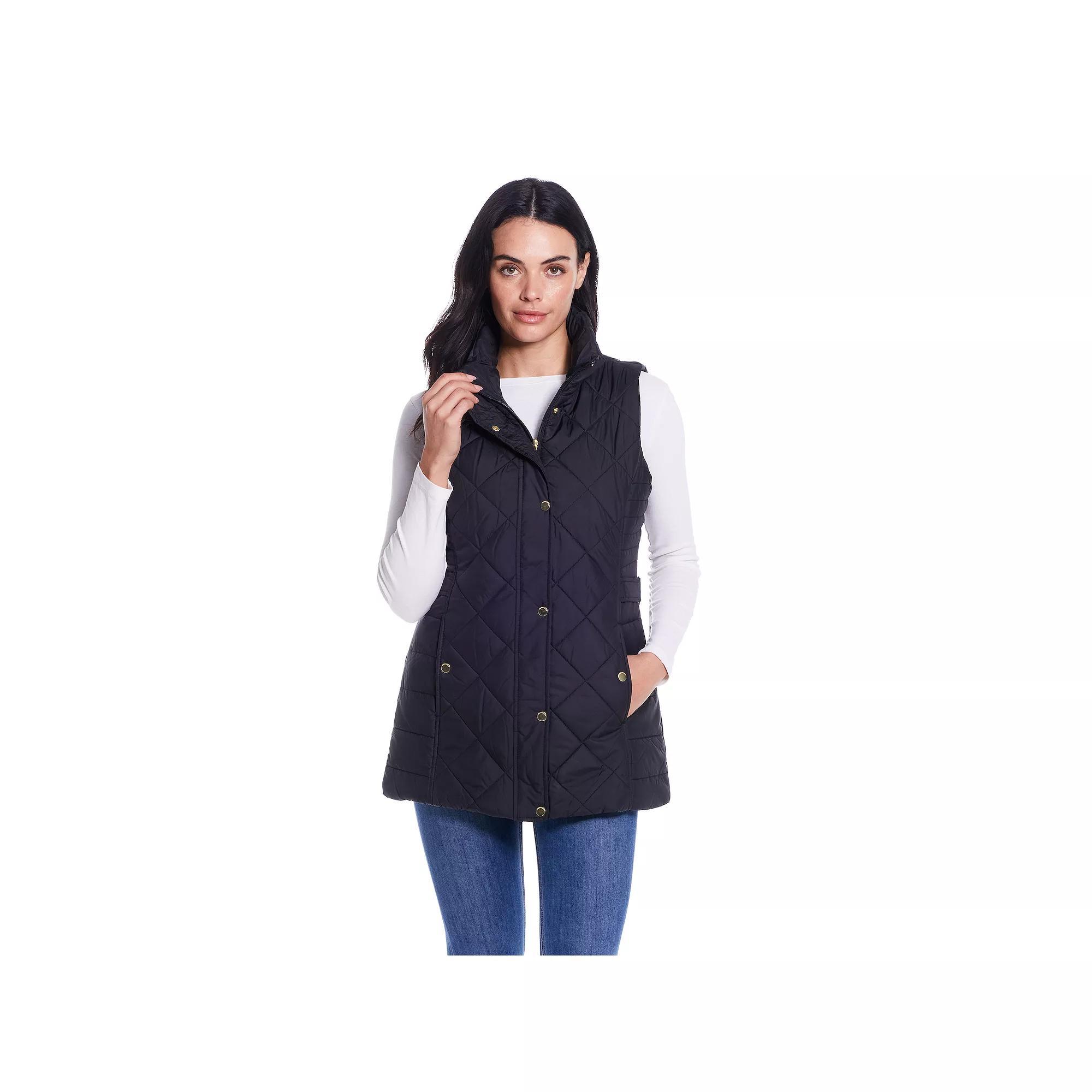 Women's Weathercast Quilted Longline Vest,  Product Image