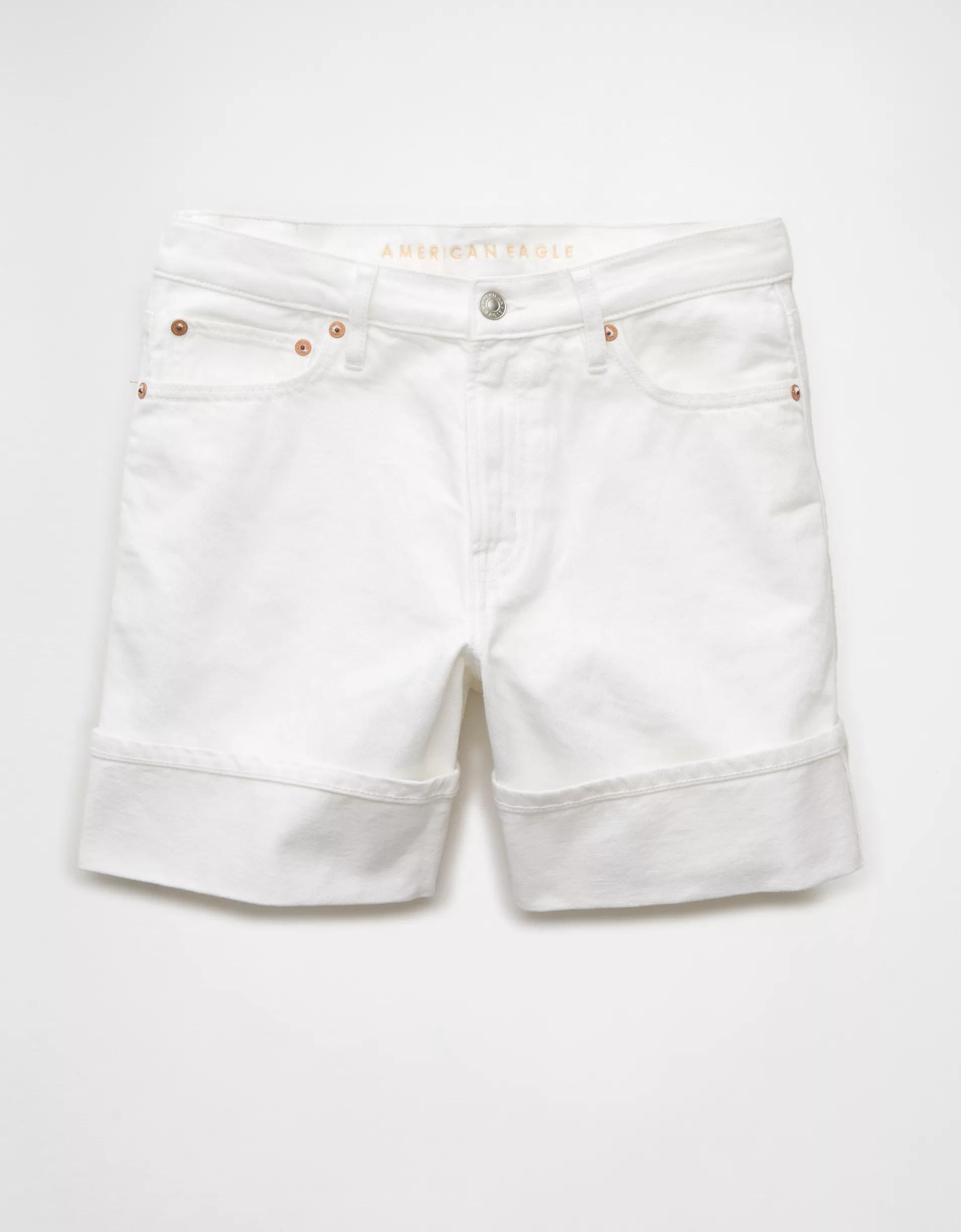 AE 6" Strigid Super High-Waisted Relaxed Denim Short Product Image