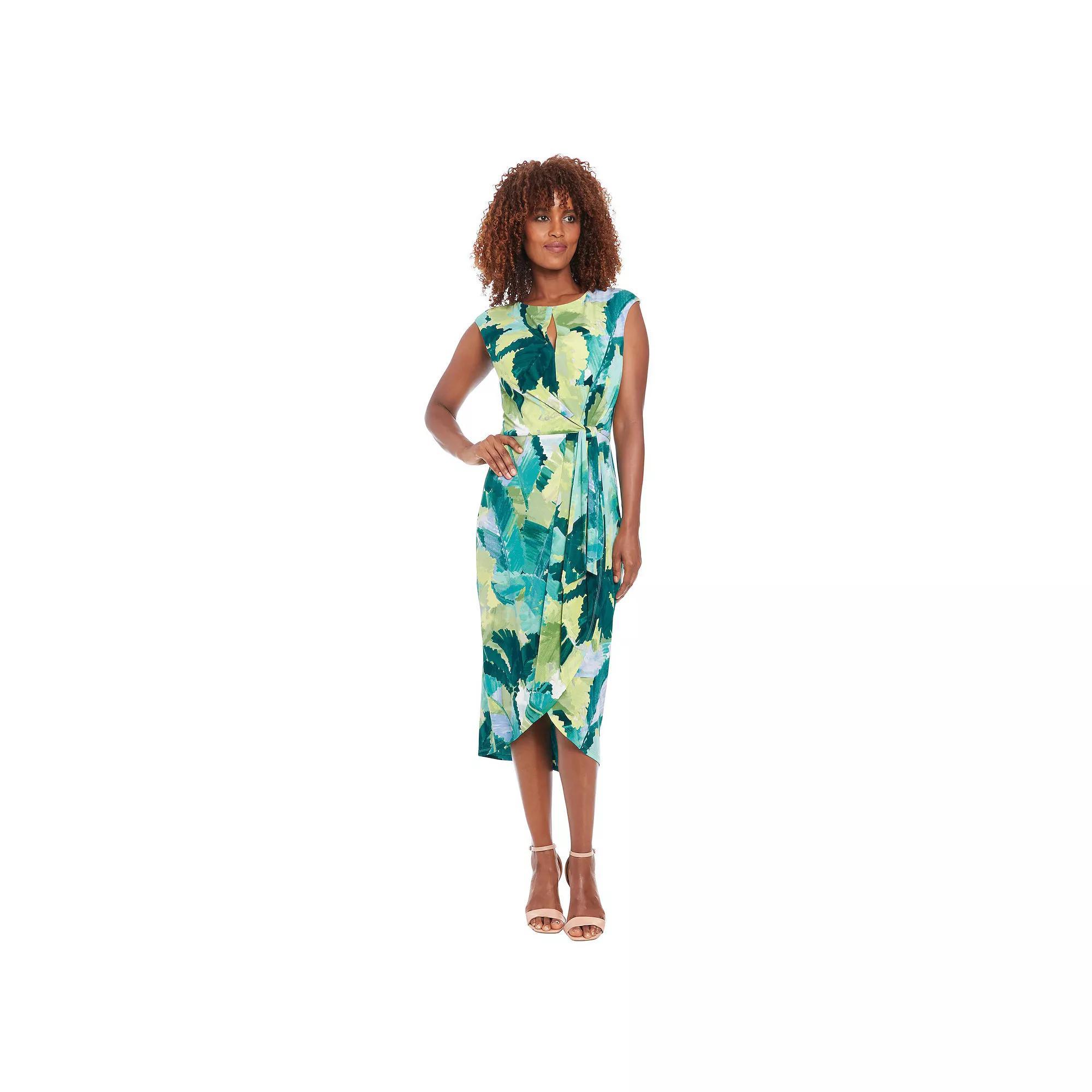 Women's London Times Tulip Hem Midi Dress,  Product Image