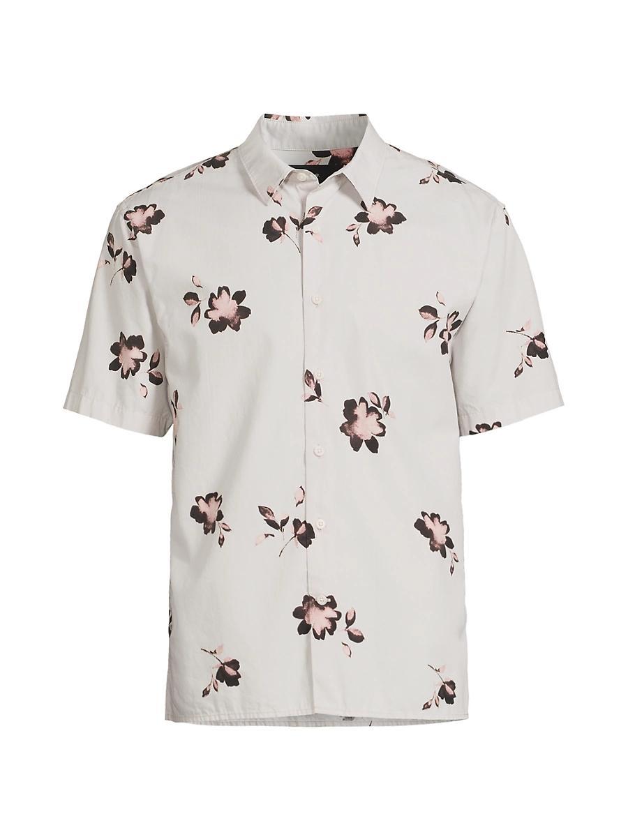 Mens Cascading Floral Sport Shirt Product Image