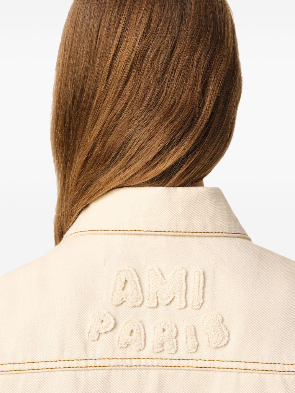 cotton trucker jacket Product Image