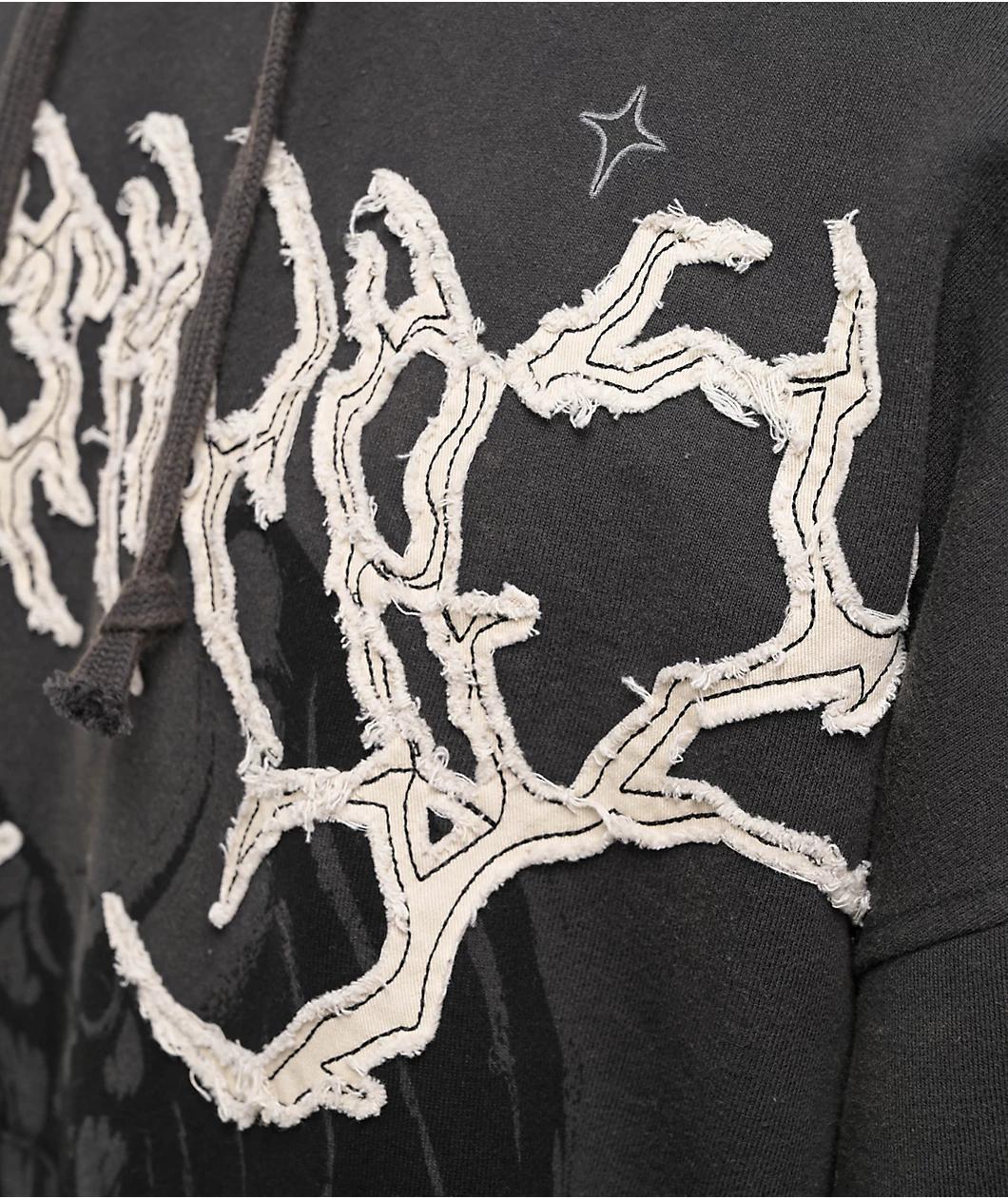 Vitriol Thunder Black Wash Hoodie Product Image