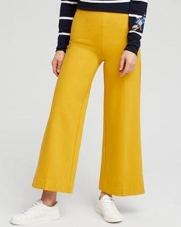 Poplin Cropped Pants Product Image