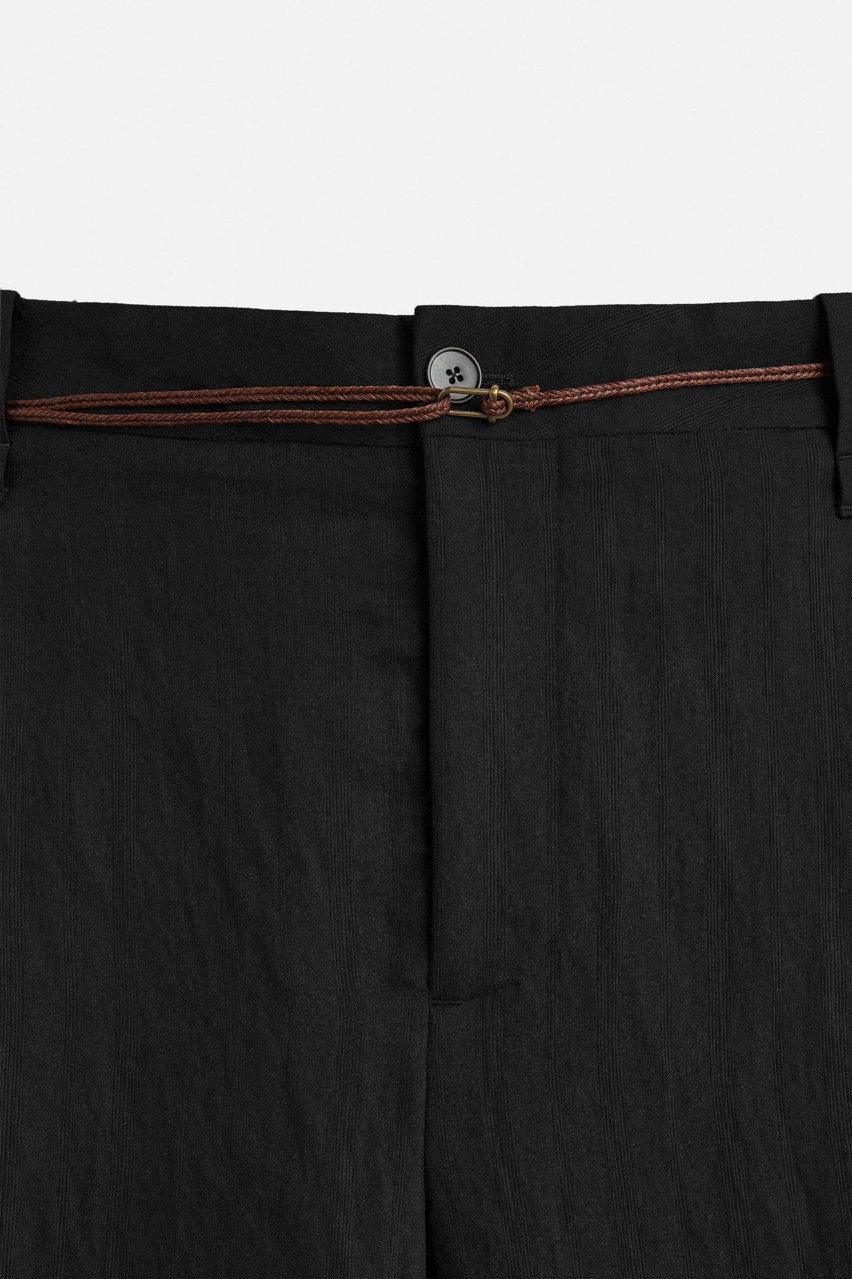 STRIPED JACQUARD SHORTS Product Image