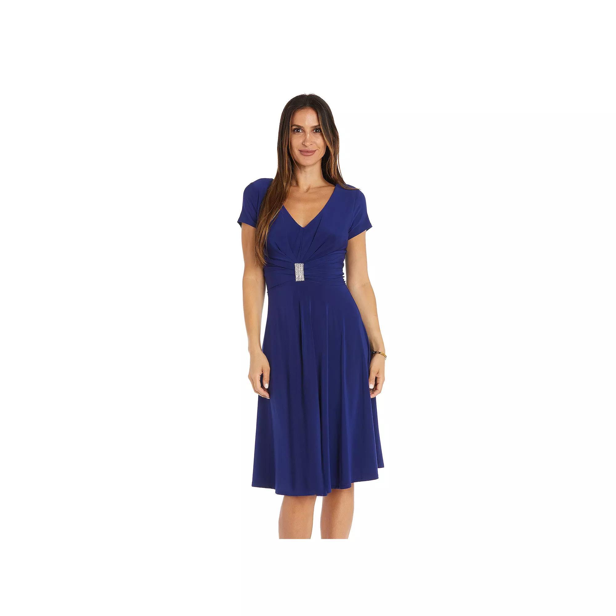 Women's R&M Richards Sculpt Waist Fit And Flare Dress,  Product Image