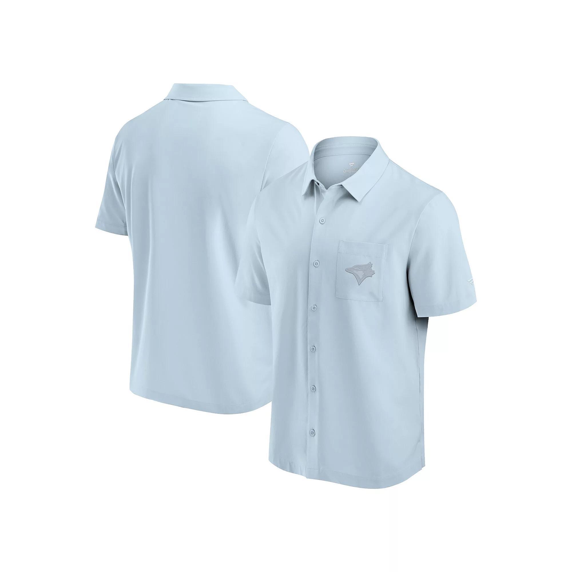 Men's Fanatics Light Blue Philadelphia Phillies Front Office Button-Up Shirt,  Product Image