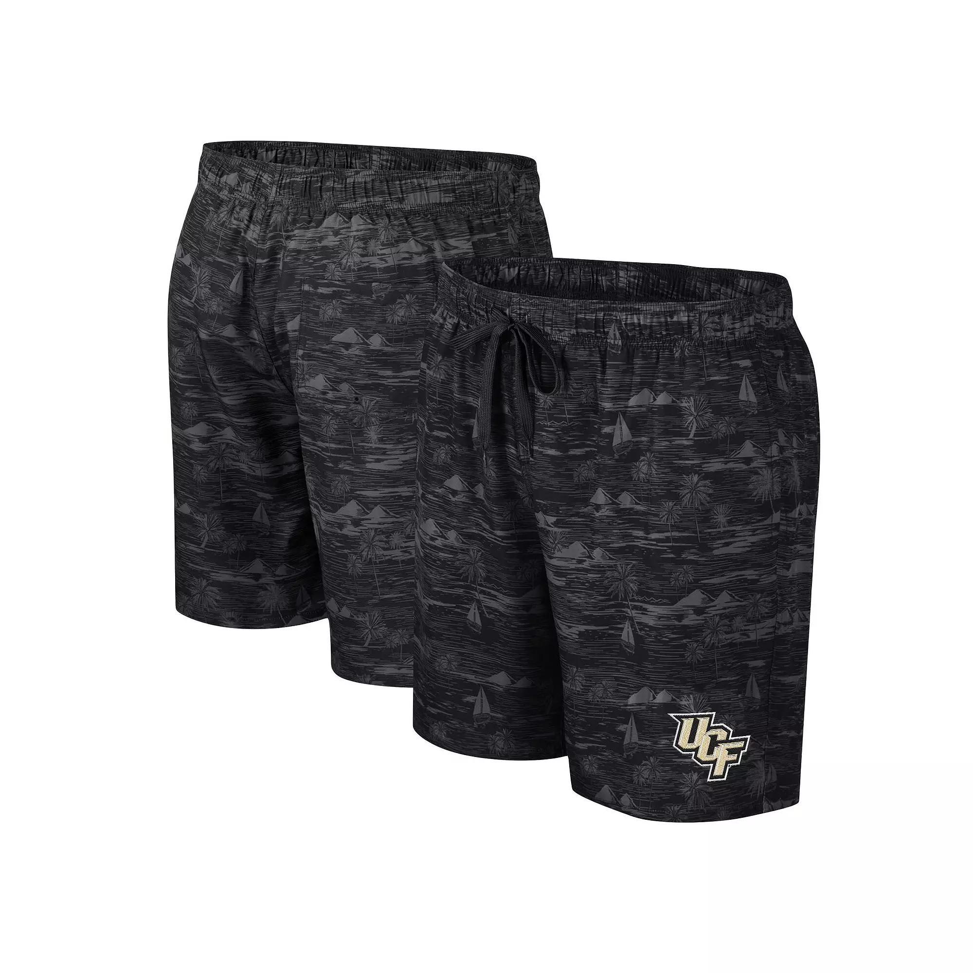 Men's Colosseum Black Vanderbilt Commodores Ozark Swim Shorts,  Product Image