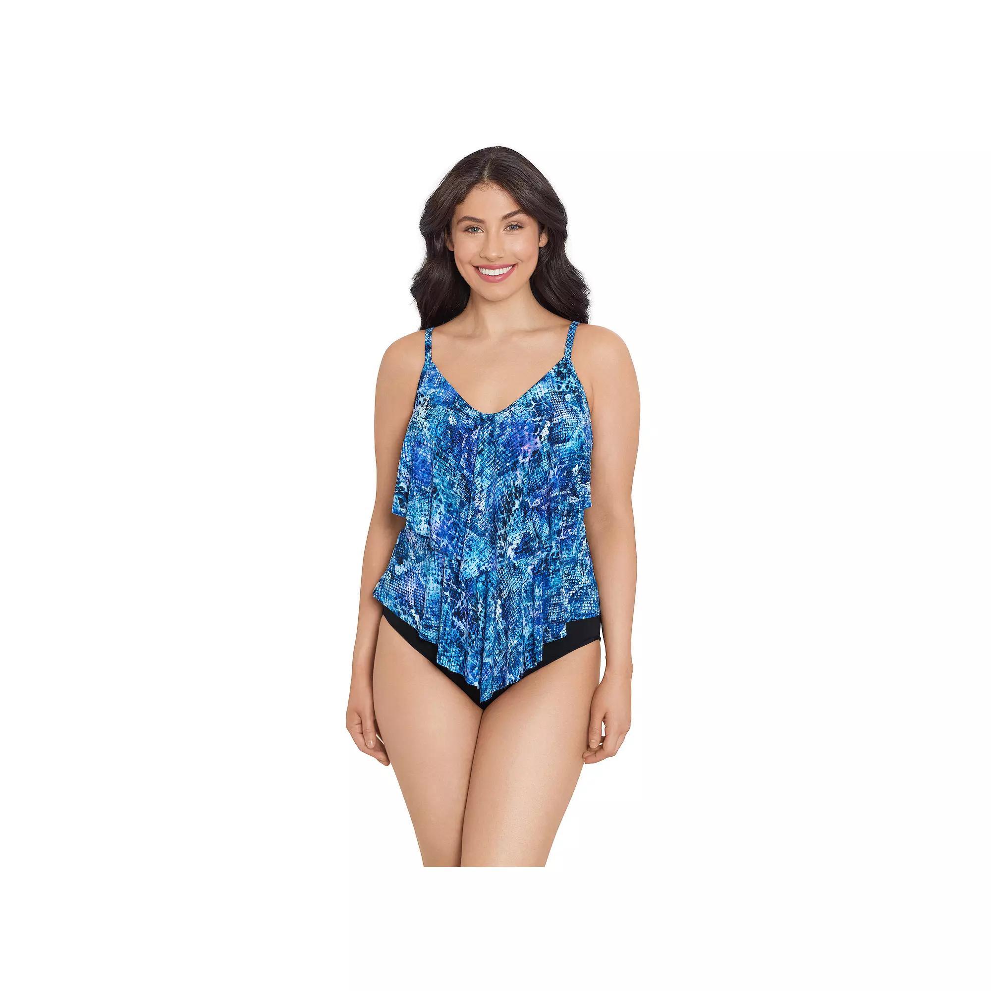 Women's Trimshaper Sidewinder Ronnie Tankini Top,  Product Image