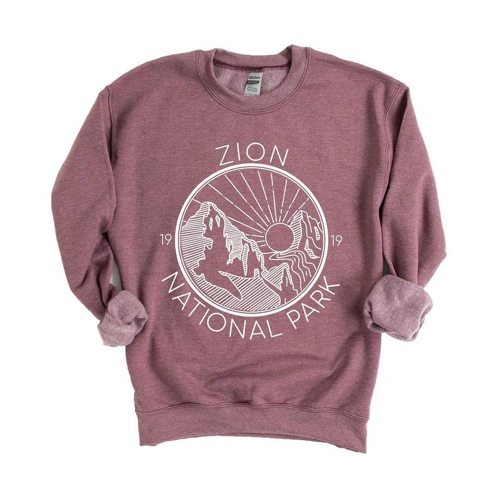 Simply Sage Market Women's Graphic Sweatshirt Zion National Park Product Image