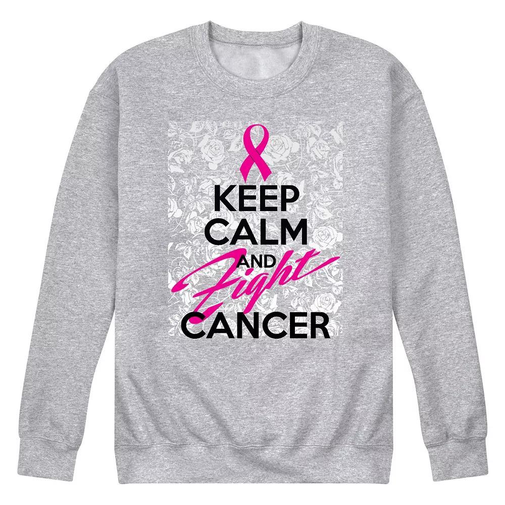 Men's Keep Calm and Fight Fleece Sweatshirt,  Product Image