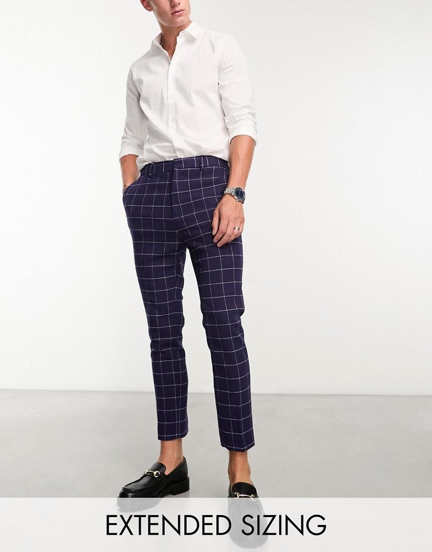 ASOS DESIGN tapered wool mix smart pants Product Image