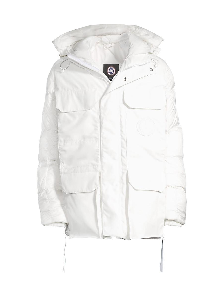 Mens Mixed Media Paradigm Expedition Hooded Down Parka Product Image