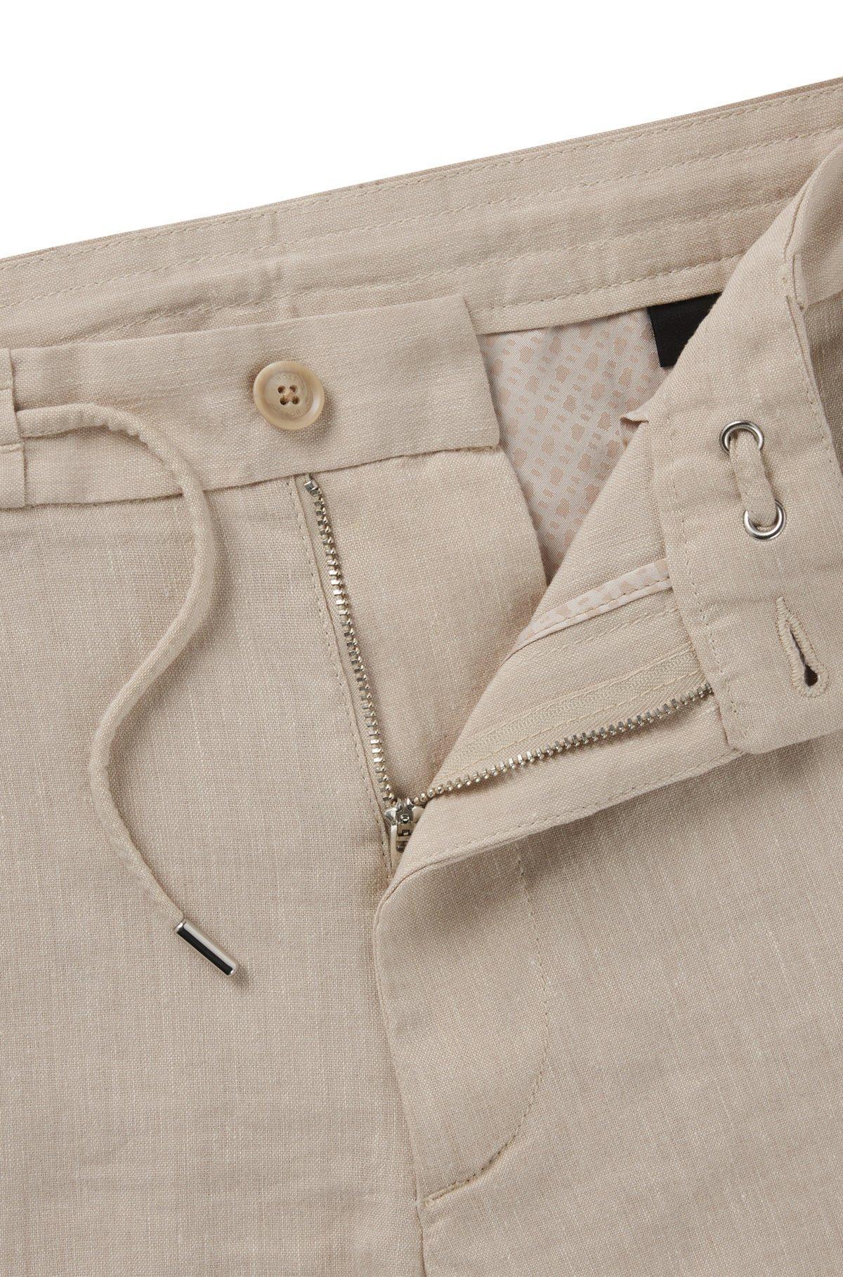 Regular-fit shorts in a linen blend with drawcord Product Image