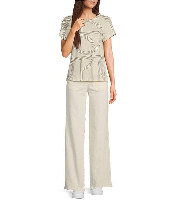 Sanctuary Marine Standard Waist Patch Pocket Wide Leg Pants Product Image