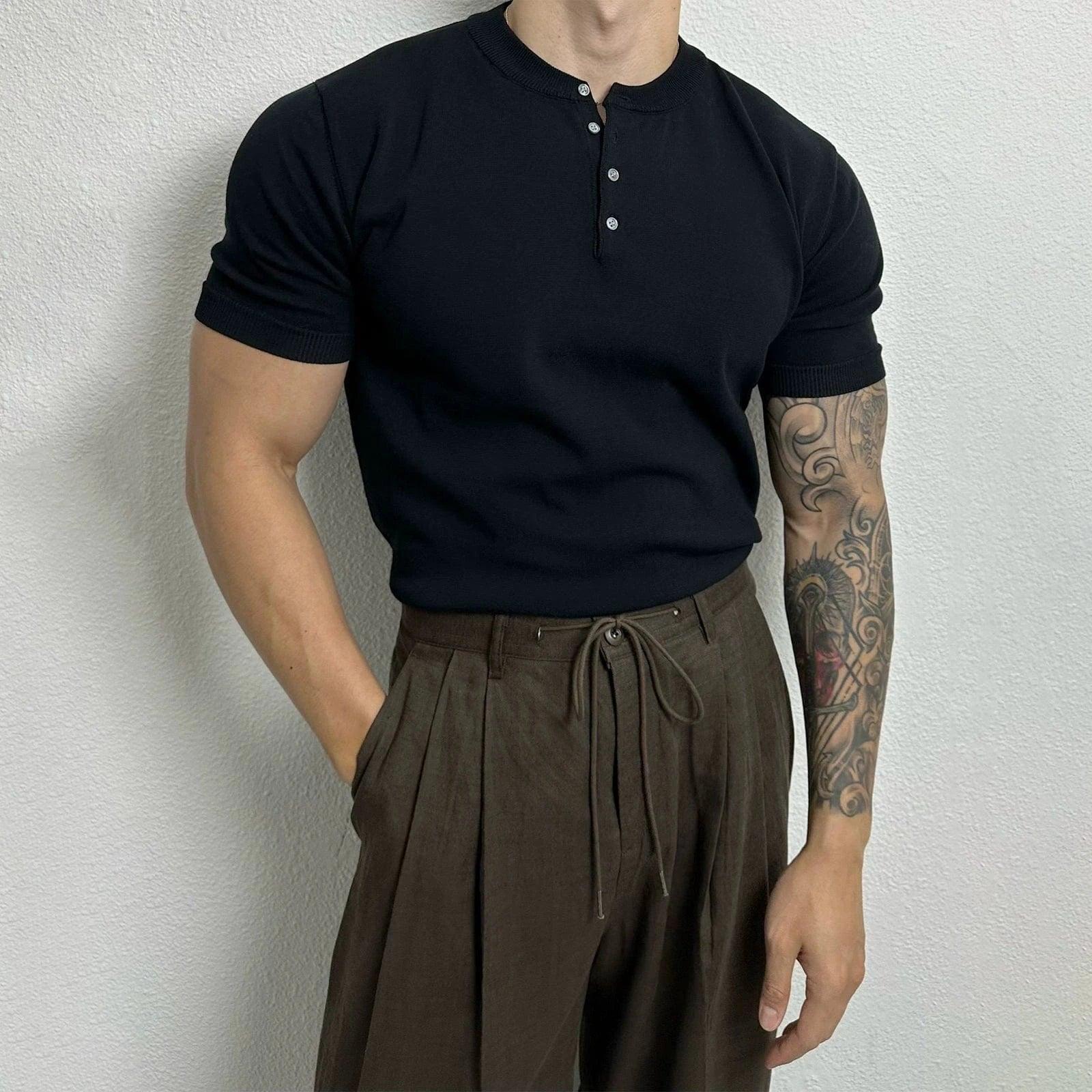 RT No. 19021 HENRY COLLAR SHORT SLEEVE Product Image