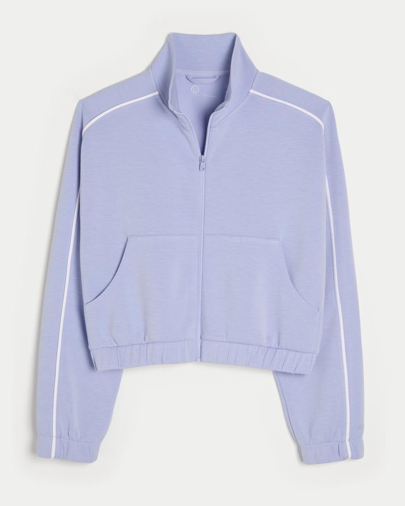 Gilly Hicks Active Cooldown Crop Track Jacket Product Image