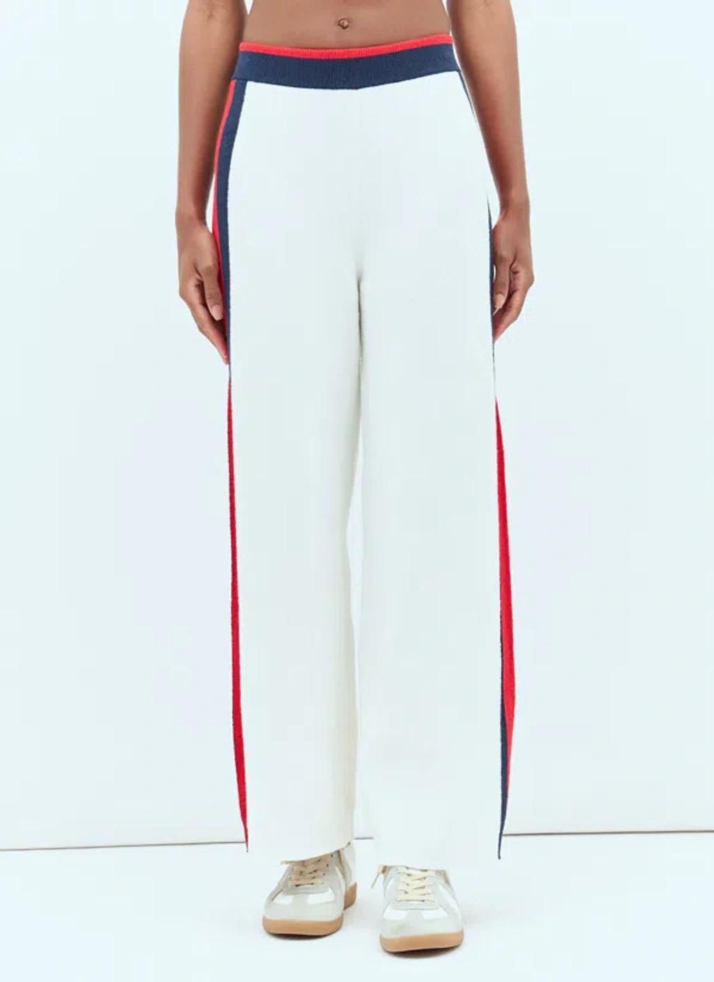 Web Knit Pants In White Product Image