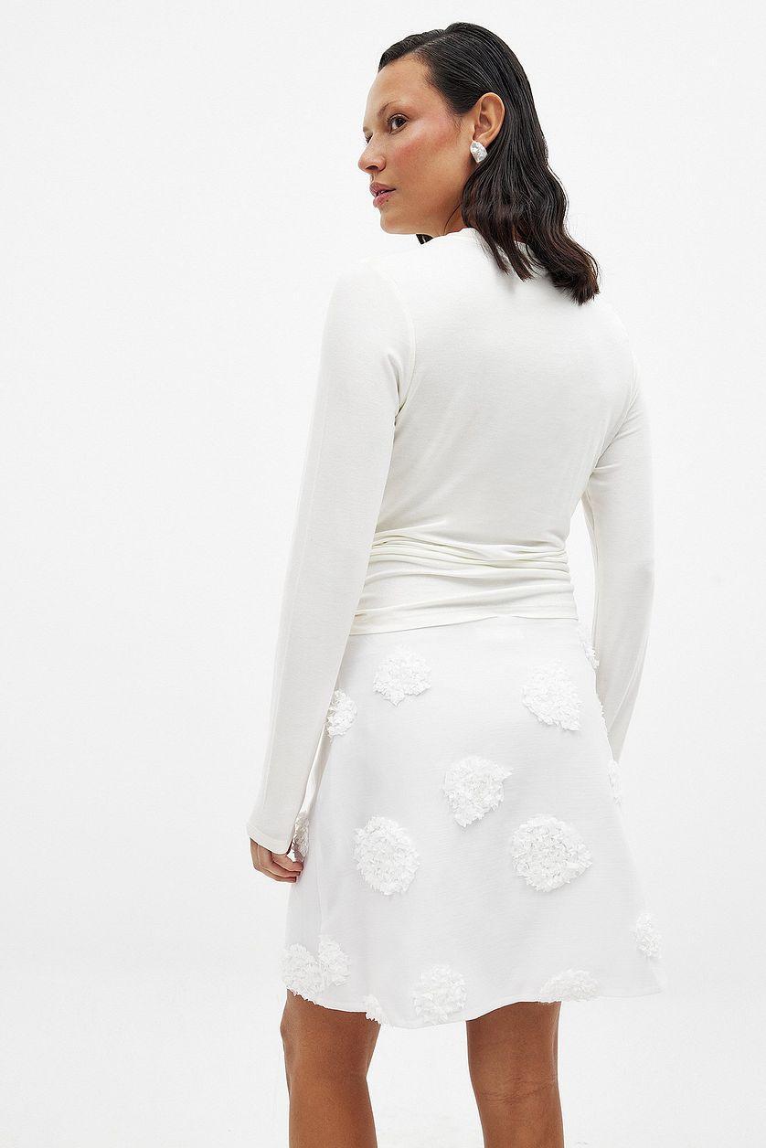 Flower Application Mini Skirt Product Image